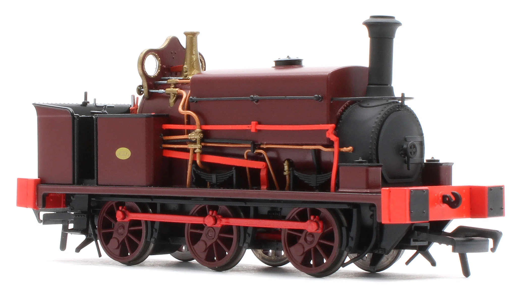 960508 Manning Wardle L Class Unnumbered in Plain Red 0-6-0ST Steam Tank Locomotive - DCC Sound - Image 6