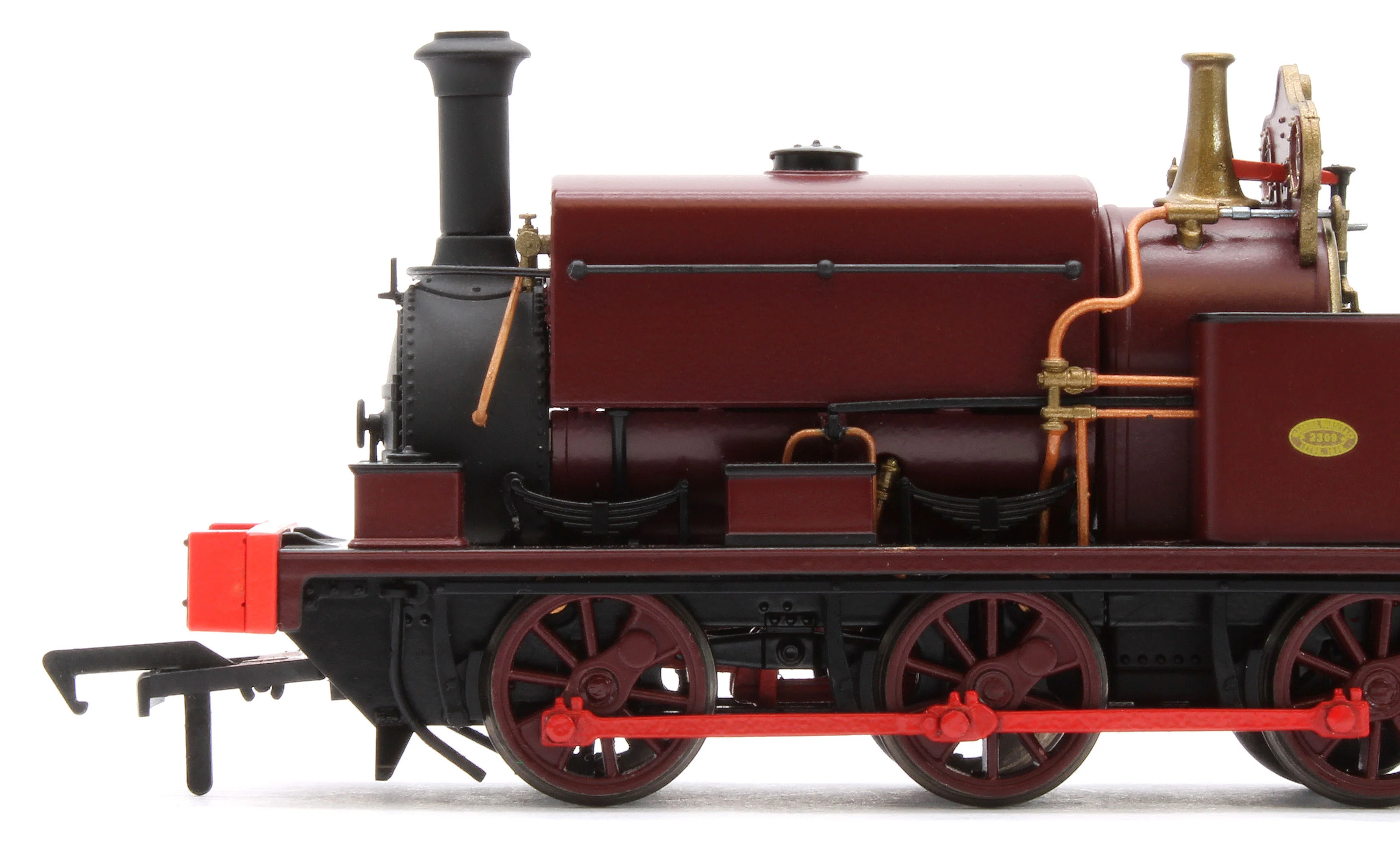 960508 Manning Wardle L Class Unnumbered in Plain Red 0-6-0ST Steam Tank Locomotive - DCC Sound - Image 9