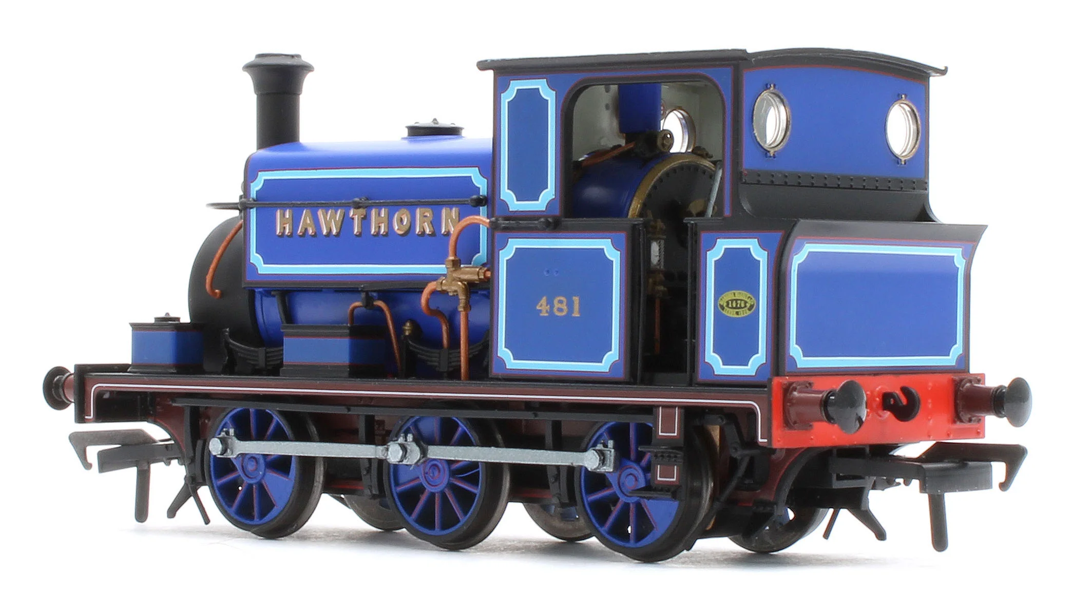 960510 Manning Wardle L Class 'What If' ‘Hawthorn’ No. 481 Bluebell Railway Blue 0-6-0ST Steam Tank Locomotive - DCC Sound - Image 3