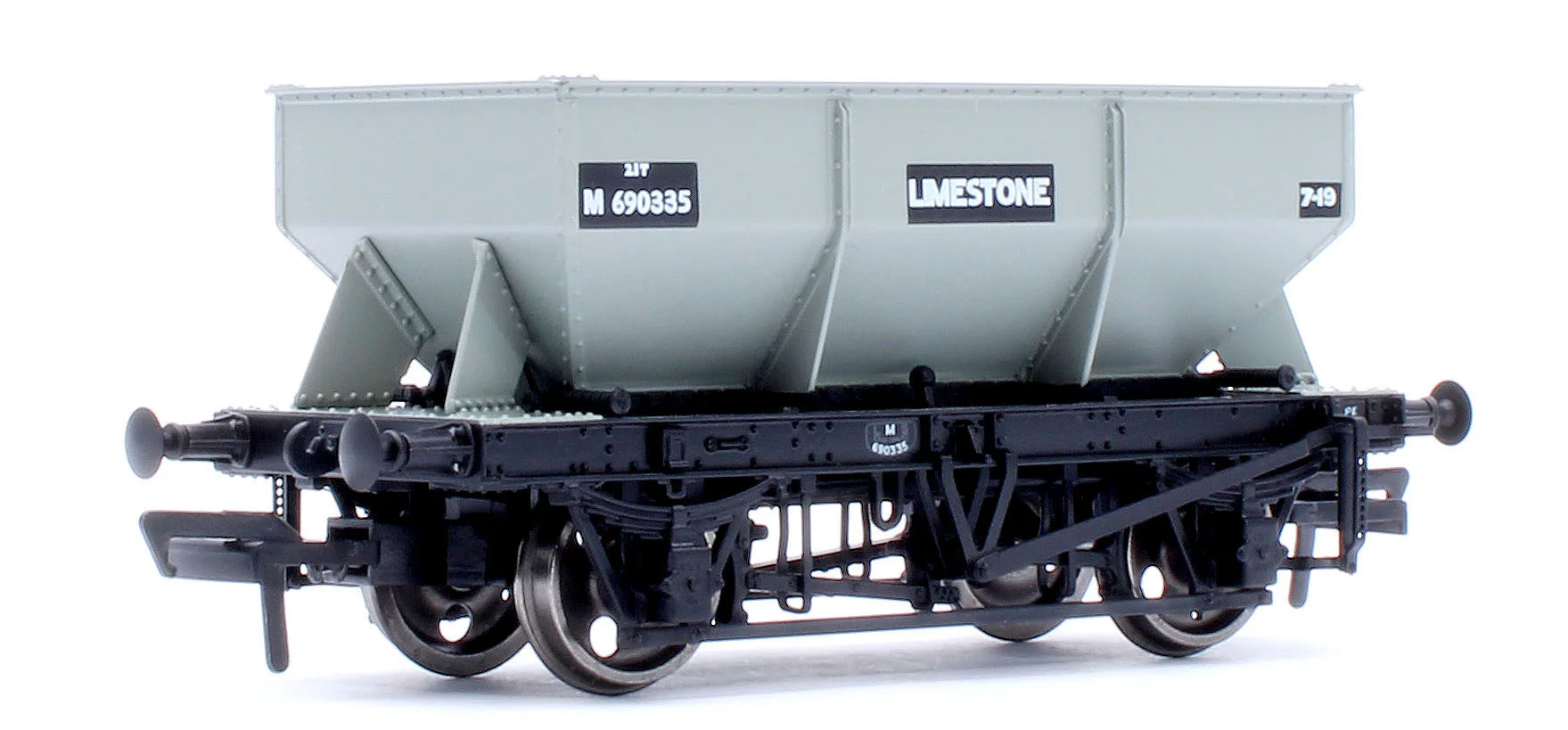 963010 LMS Iron Ore Hopper - BR (Limestone) No.M690335 - Image 3