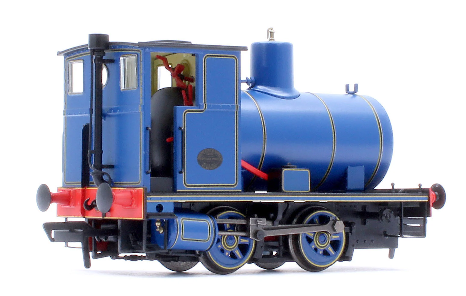 965002 Andrew Barclay Fireless 0-4-0 - Lined Caledonian Blue Steam Locomotive - Image 4