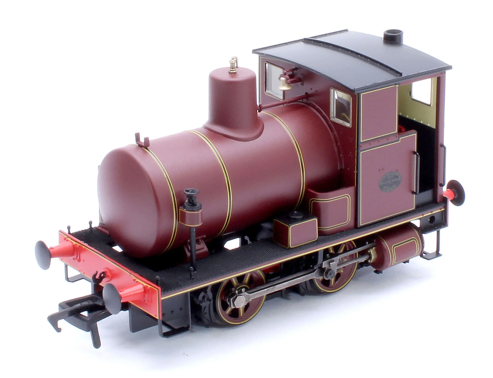 965010 Andrew Barclay Fireless 0-4-0 - Lined Maroon Steam Locomotive - Image 13