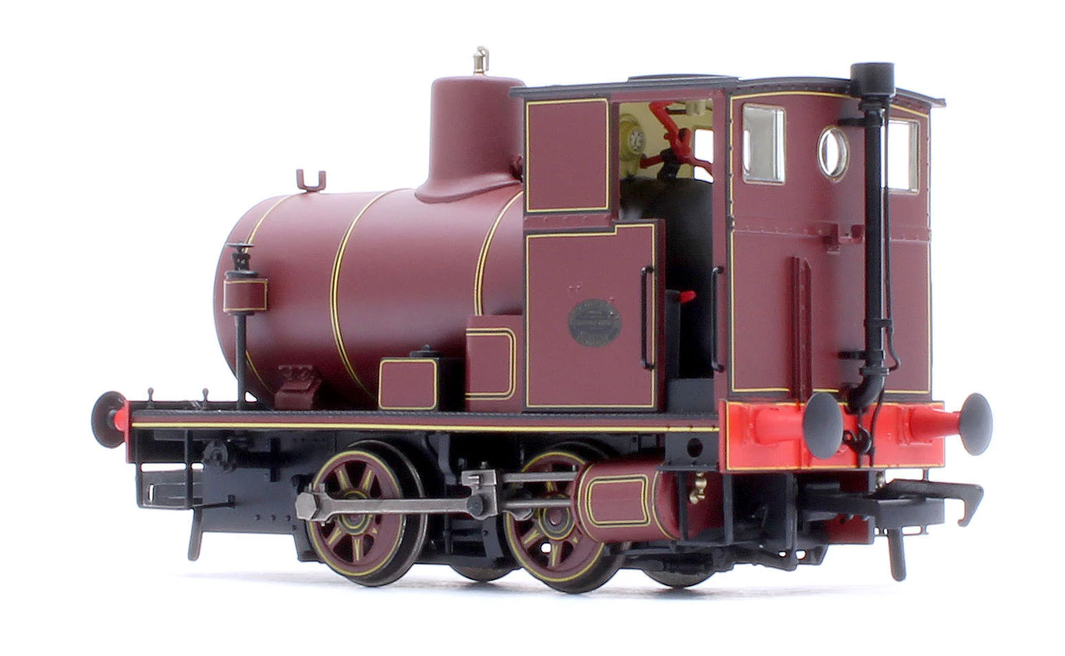965010 Andrew Barclay Fireless 0-4-0 - Lined Maroon Steam Locomotive - Image 3