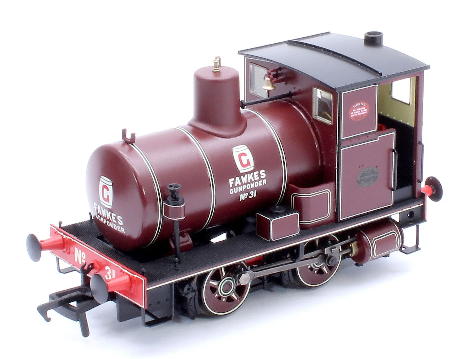 965511 Andrew Barclay Fireless 0-4-0 G. Fawkes Gunpowder Works No.31 Steam Locomotive - DCC Sound - Image 13