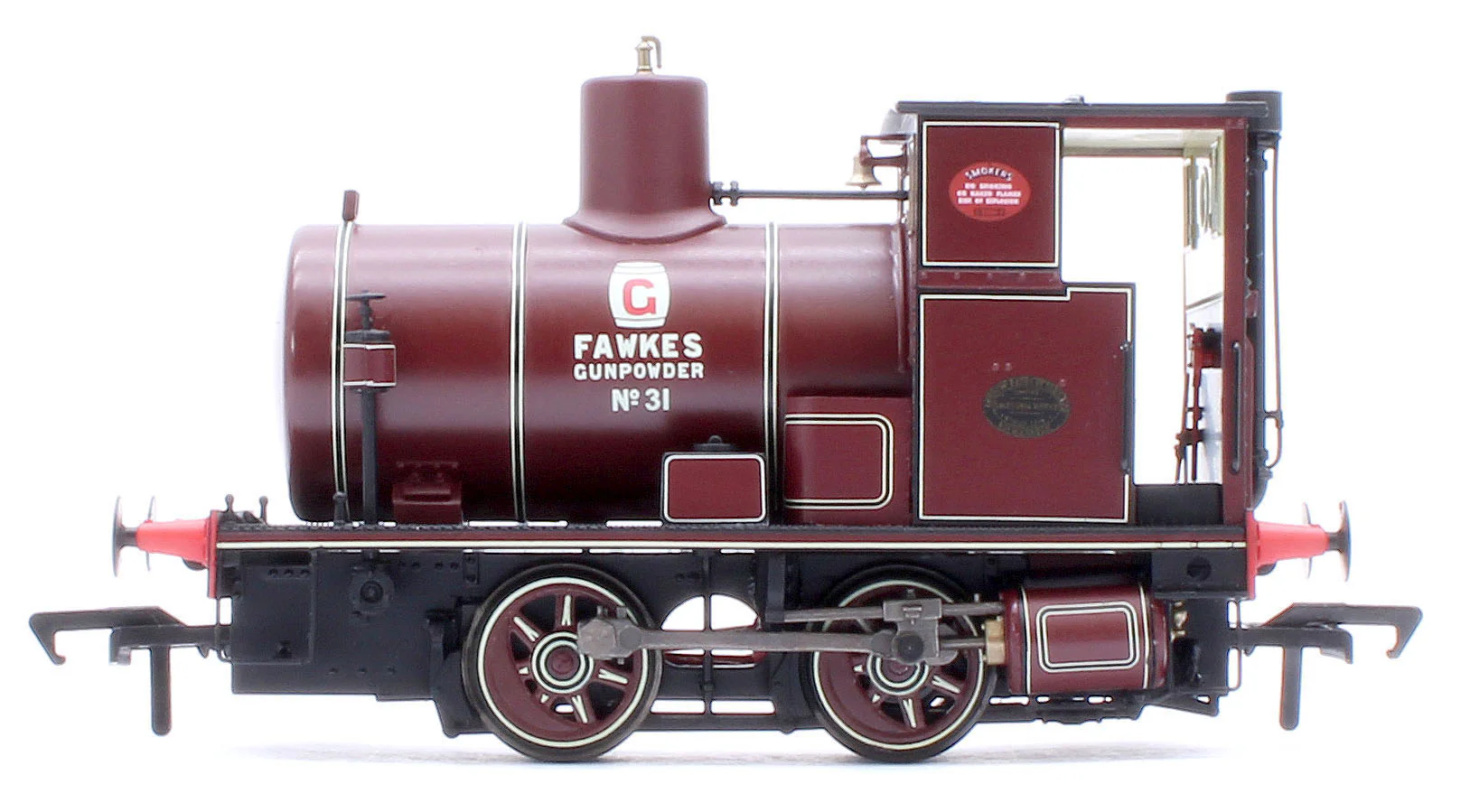 965511 Andrew Barclay Fireless 0-4-0 G. Fawkes Gunpowder Works No.31 Steam Locomotive - DCC Sound - Image 2
