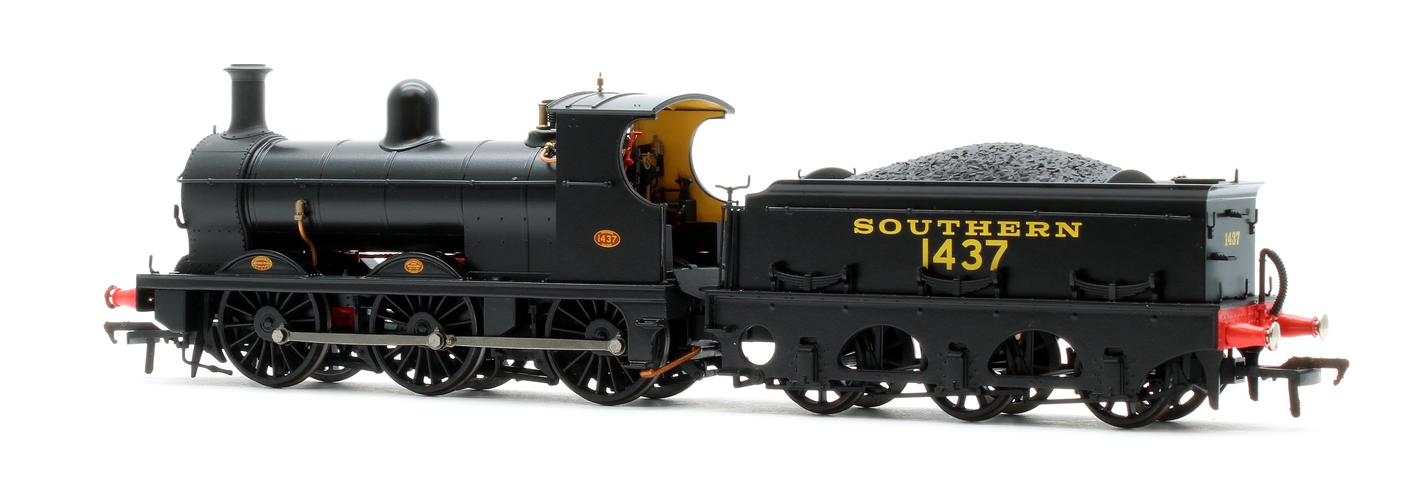 966005 SECR O1 No.1437 SR Plain Black (Egyptian Lettering) Steam Locomotive - Image 4