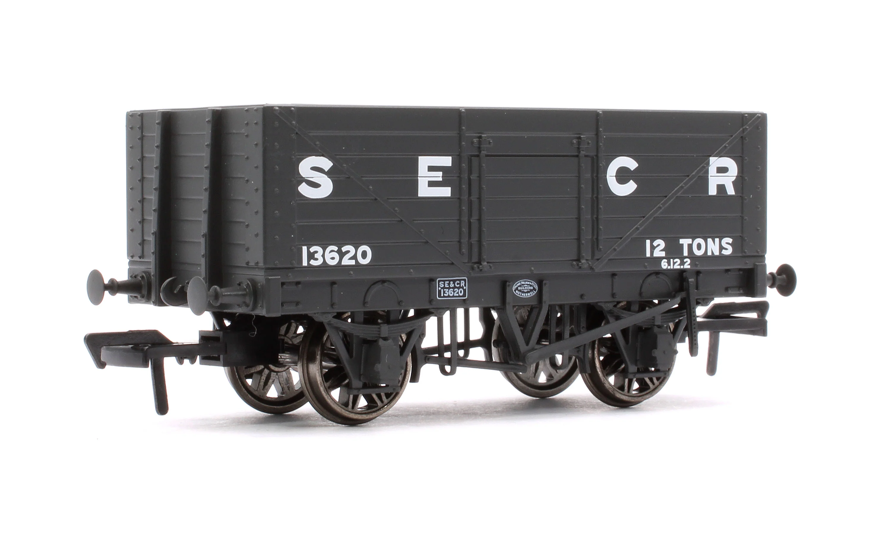 967403 SECR 12T 7 Plank Mineral Wagon (SR Dia.1357) SECR (Late) No.13620