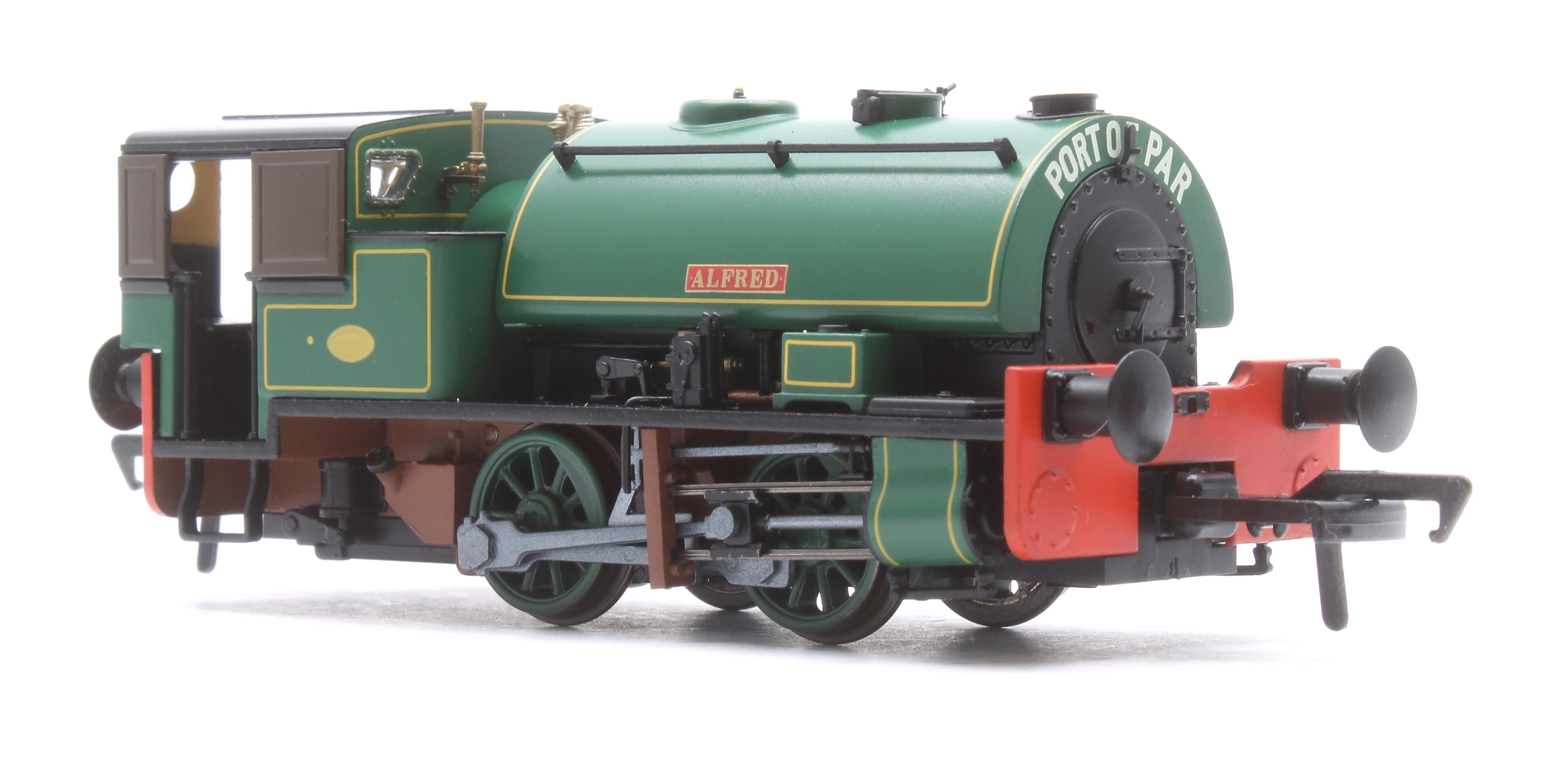 968001 Port of Par Bagnall’s in Special Presentation Box Twin Pack - Lined Dark Green Steam Locomotive - Image 6