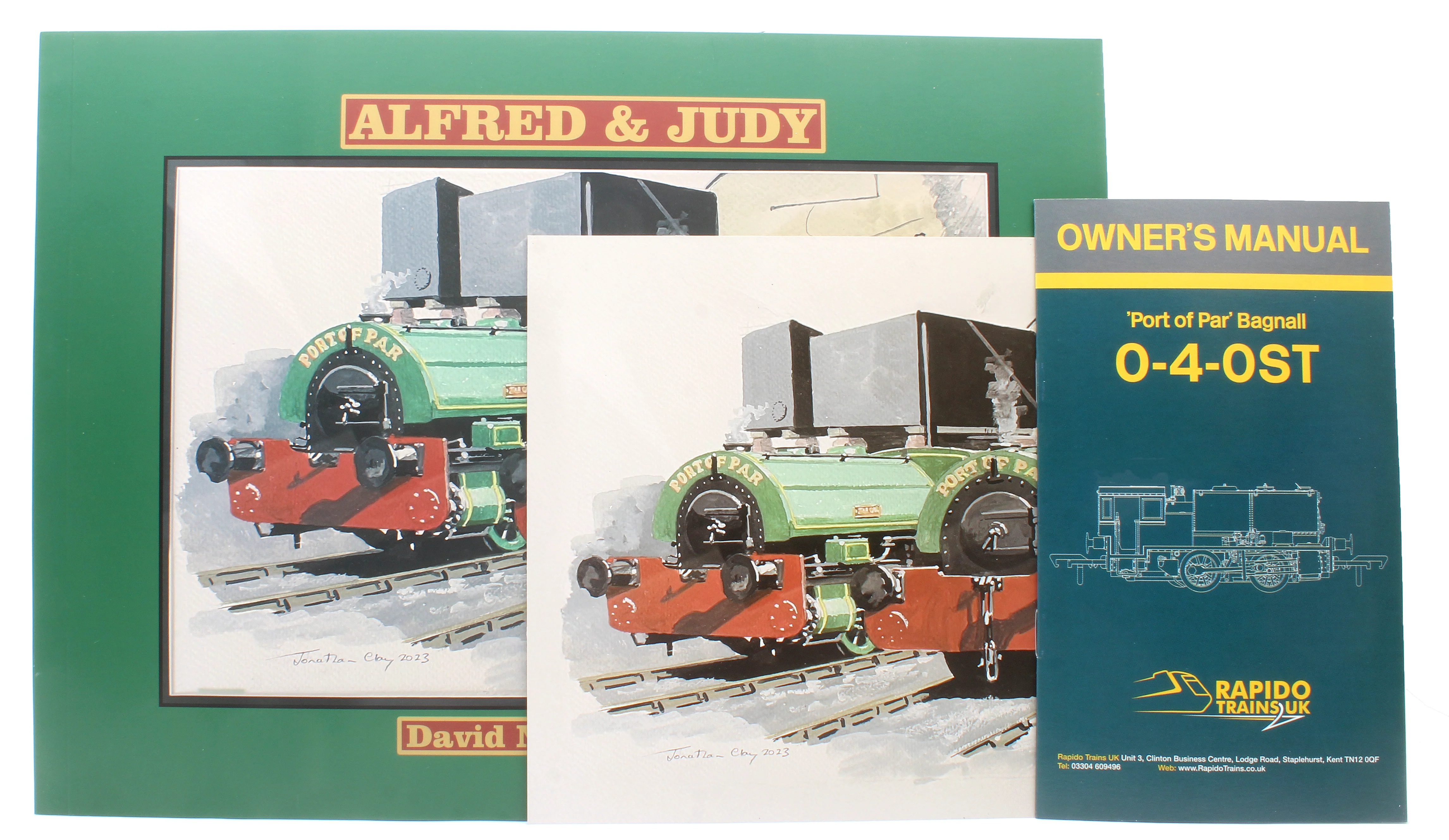 968002 Port of Par Bagnalls Twin Pack - Lined Light Green (As Preserved) Steam Locomotive - Image 15