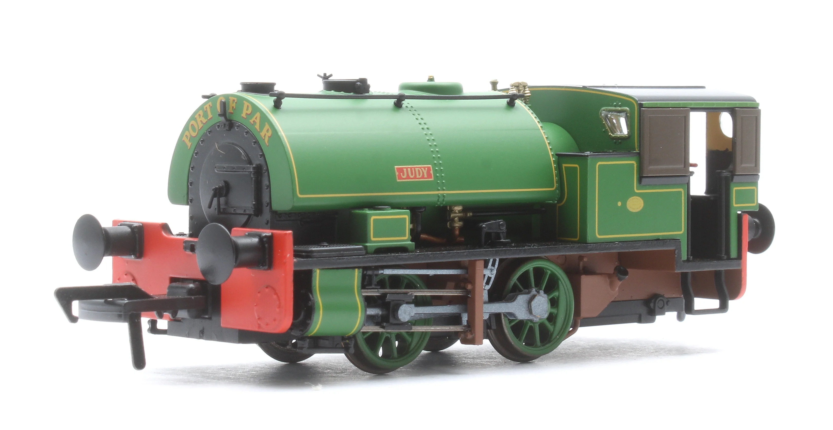 968002 Port of Par Bagnalls Twin Pack - Lined Light Green (As Preserved) Steam Locomotive - Image 3
