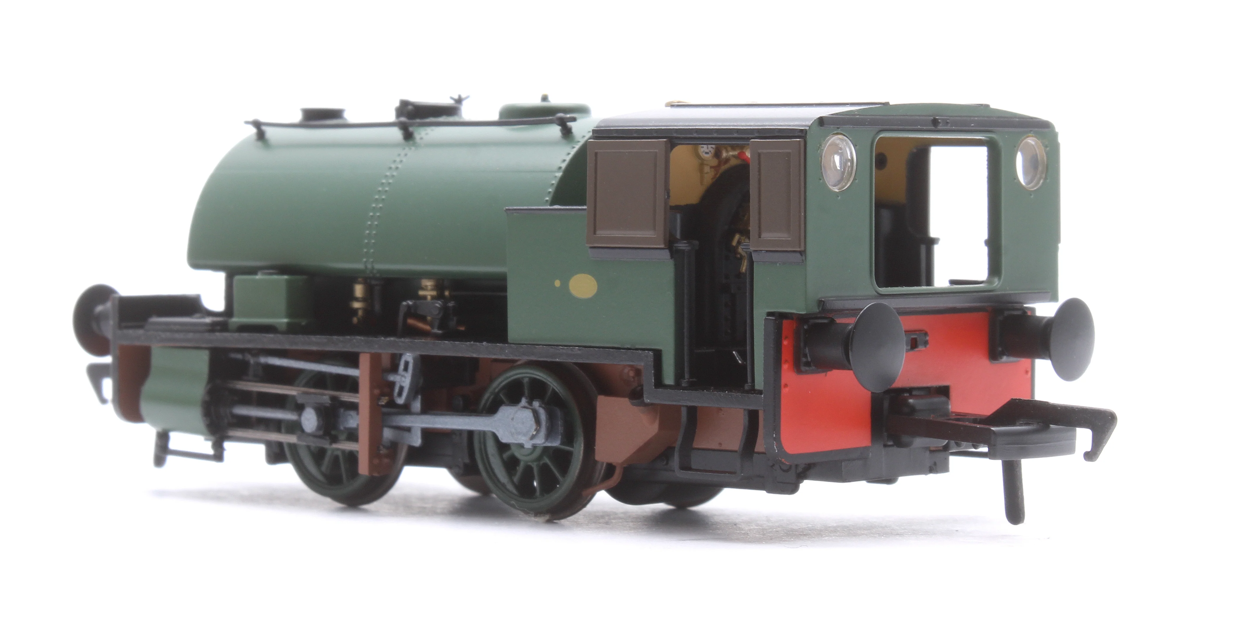 968003 Port of Par Bagnall - Unlined Dark Green Steam Locomotive - Image 2