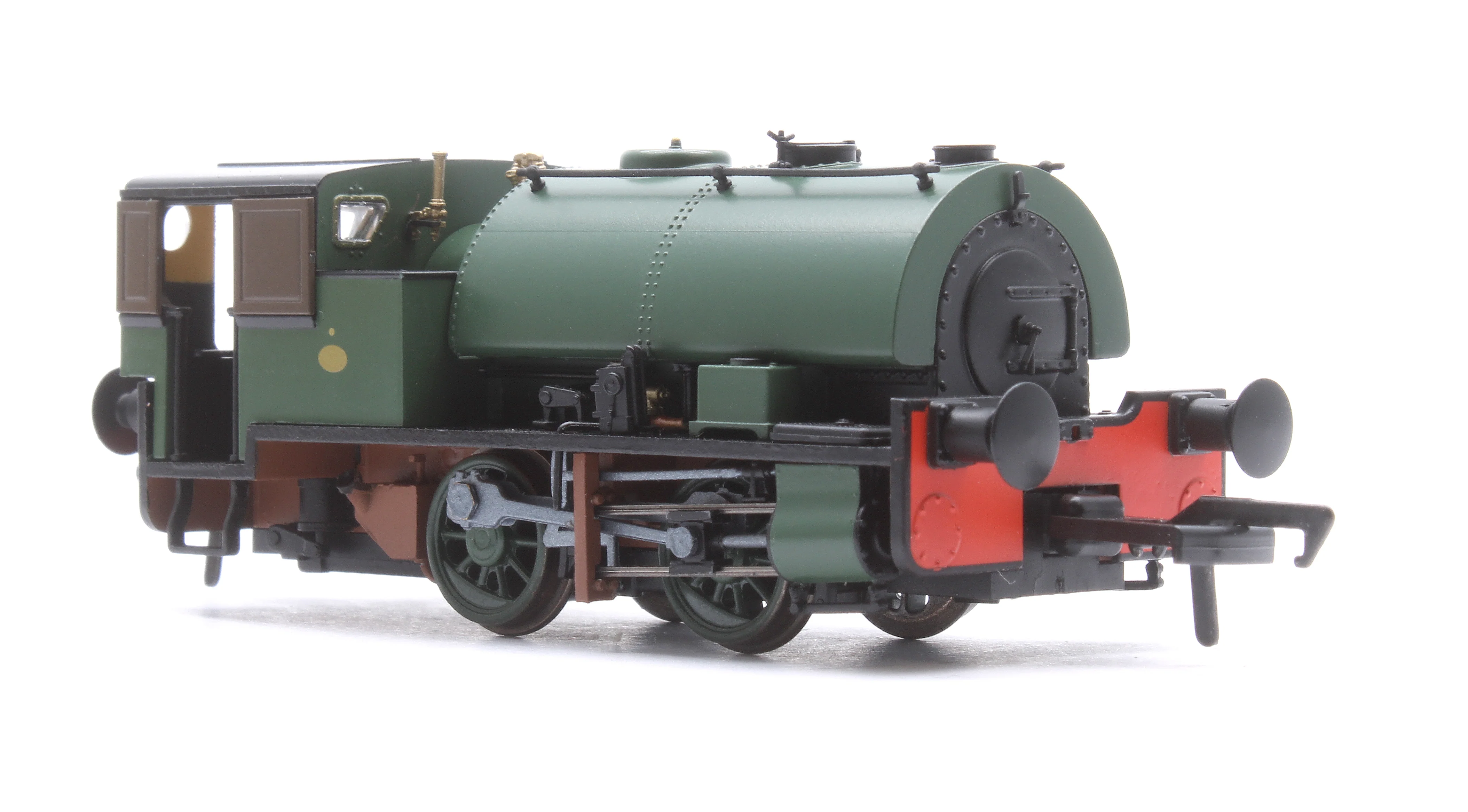 968003 Port of Par Bagnall - Unlined Dark Green Steam Locomotive - Image 4