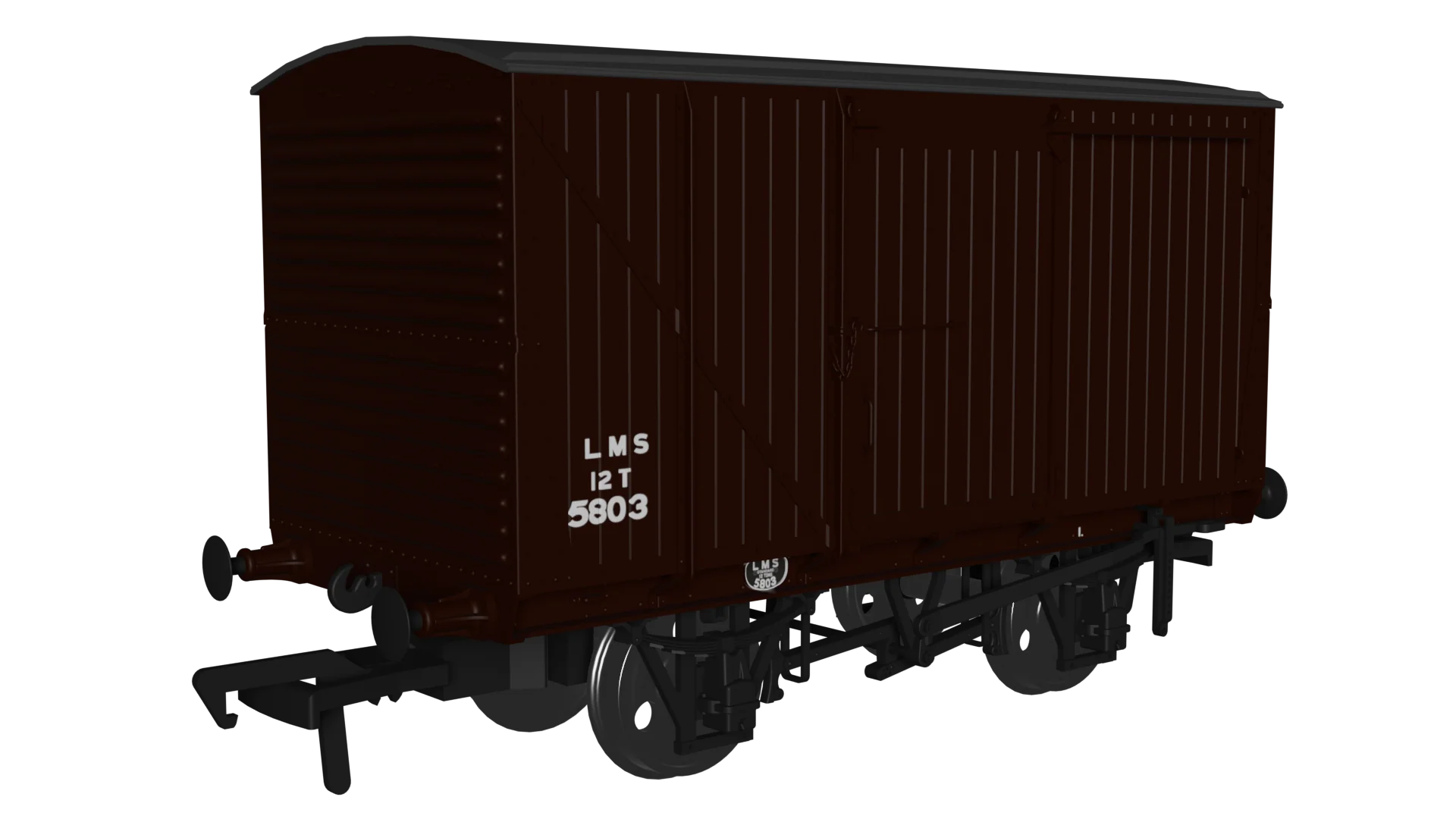 970004 12 Ton LMS D1663 Van - LMS (post-36) No.5803