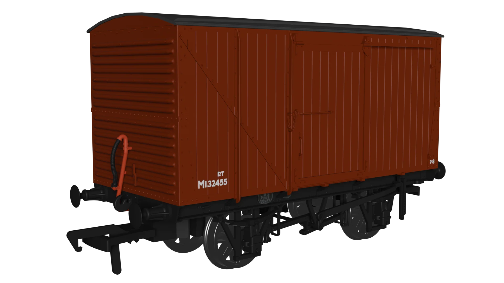 970010 12 Ton LMS D1663 Van - BR No.M132445