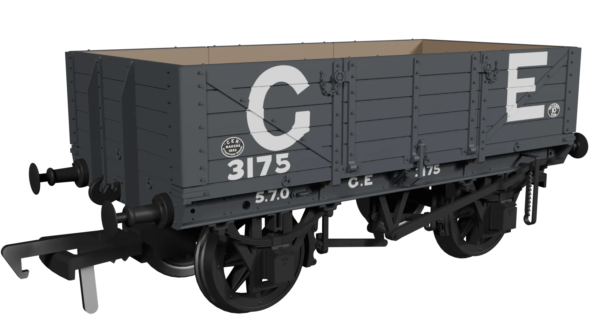 972003 GER Dia.17 5-Plank Open Wagon GER No.3175