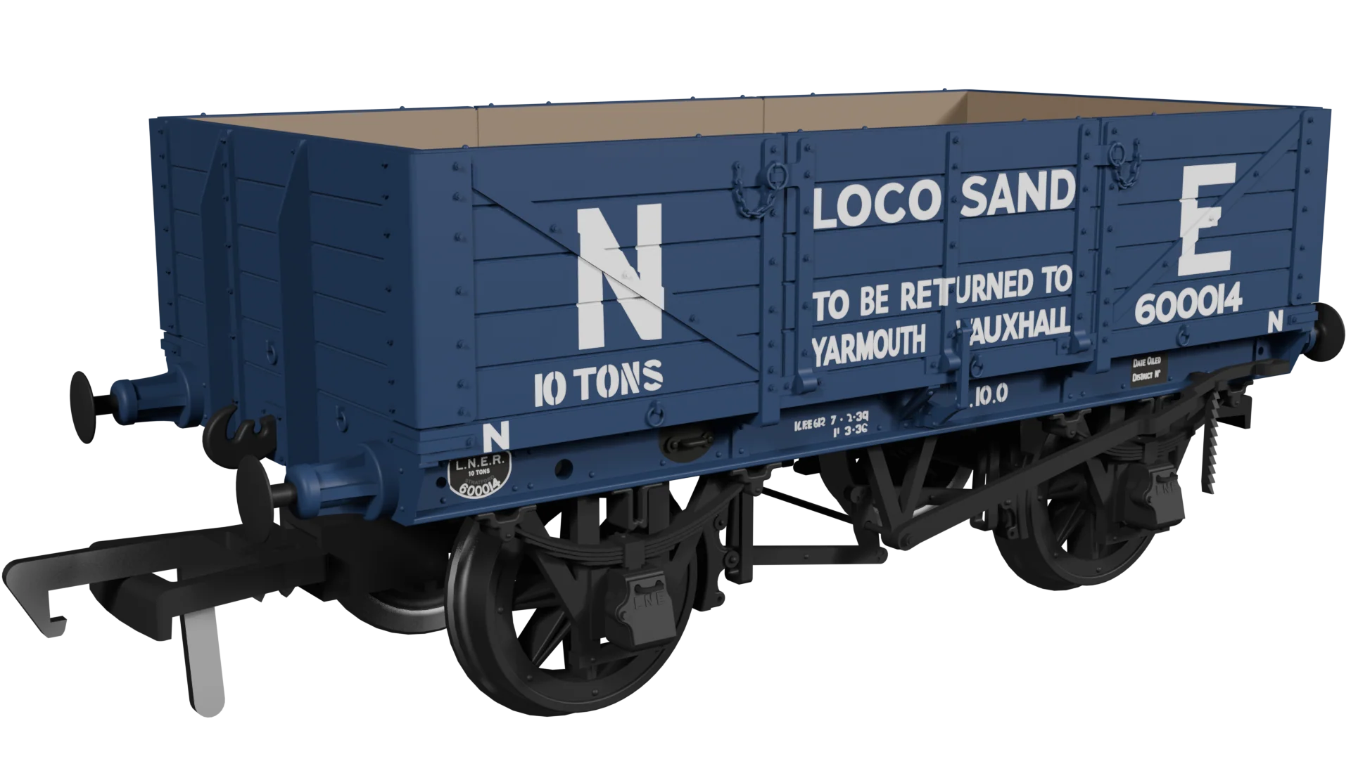 972014 GER Dia.17 5-Plank Open Wagon NE Loco No.600014 - Image 2