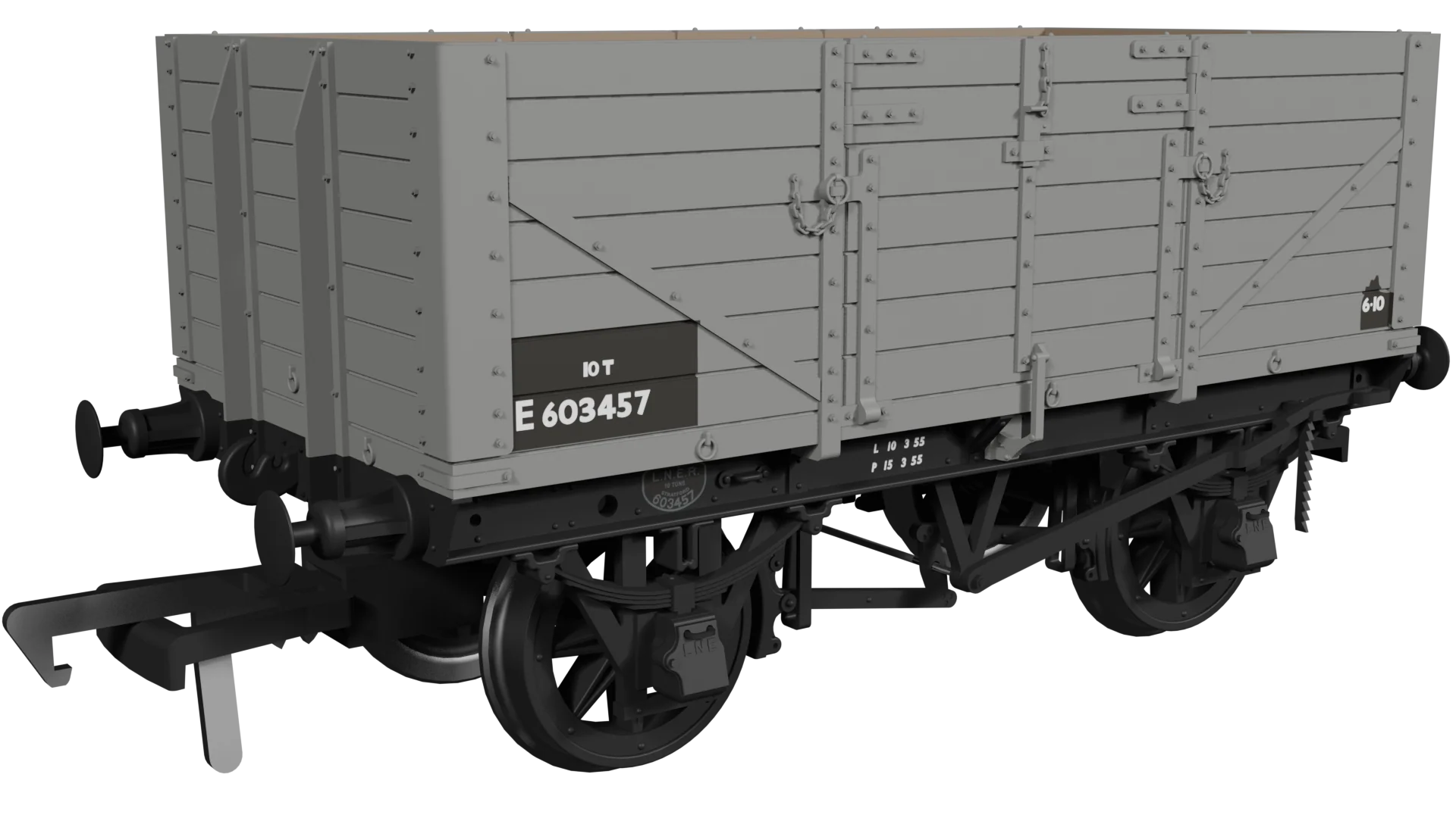 973009 GER Dia.48 7-Plank Open Wagon BR No.E603457