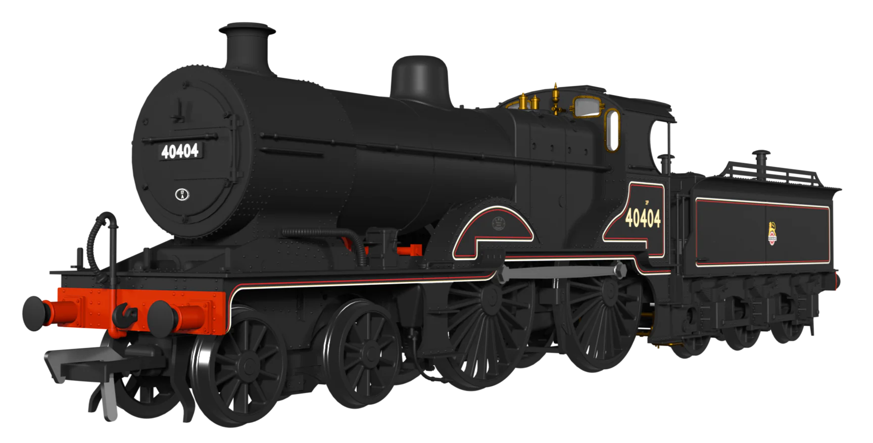 974511 Midland Railway 483 Class 4-4-0 BR Lined No.40404 (Early Crest) Steam Locomotive - DCC Sound