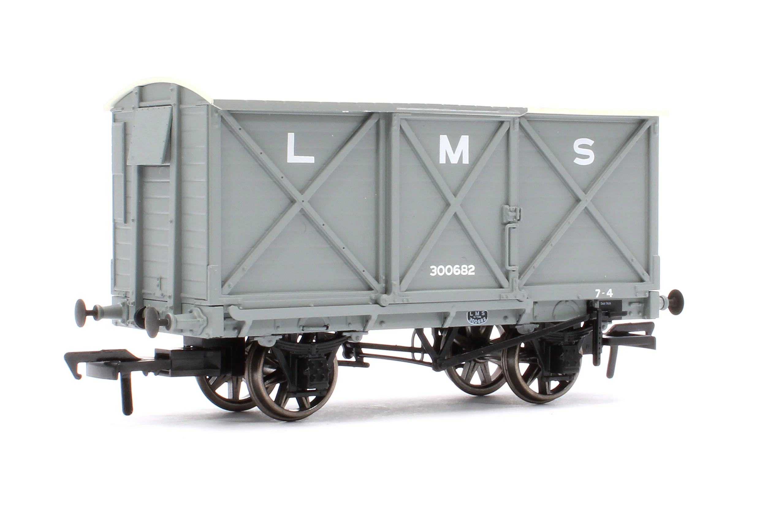 976007 Caledonian Railway Dia.67 10t Van - LMS (pre-36) No.300682 - Image 3