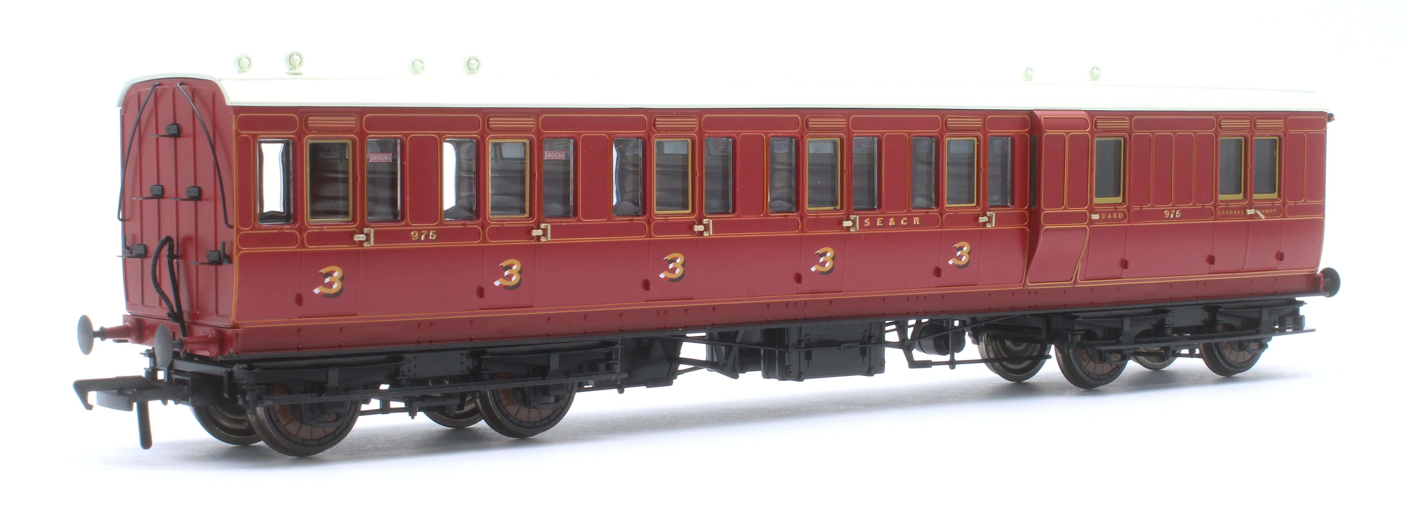 978002 48' SECR ‘Evolution’ Bogie Coach Non-Corridor Brake Third No.975 - Image 3