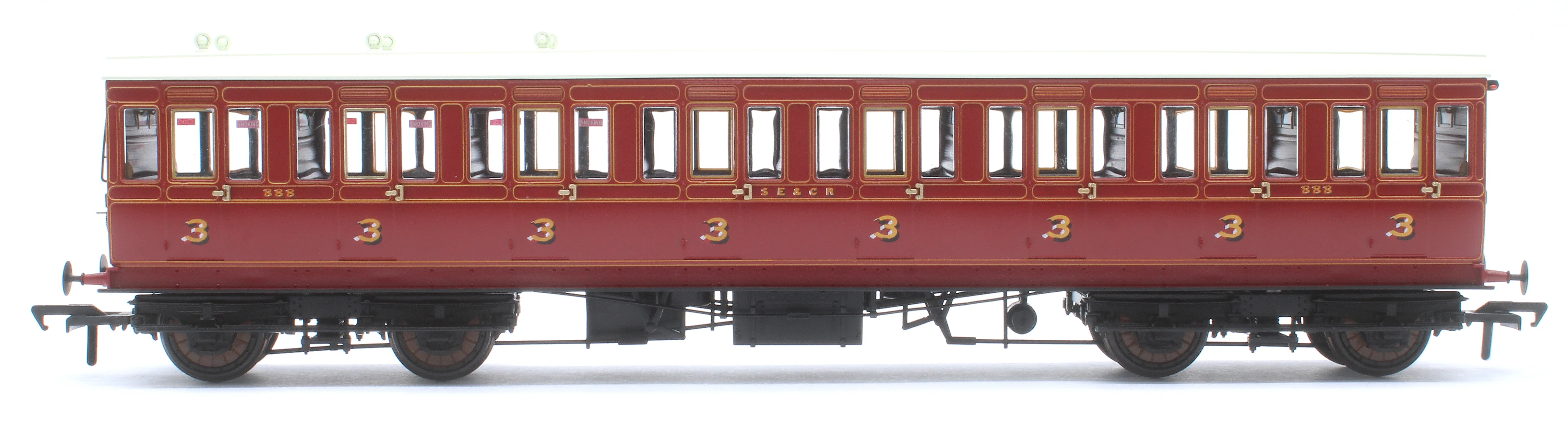 978003 48' SECR ‘Evolution’ Bogie Coach Non-Corridor Third No.888 - Image 3