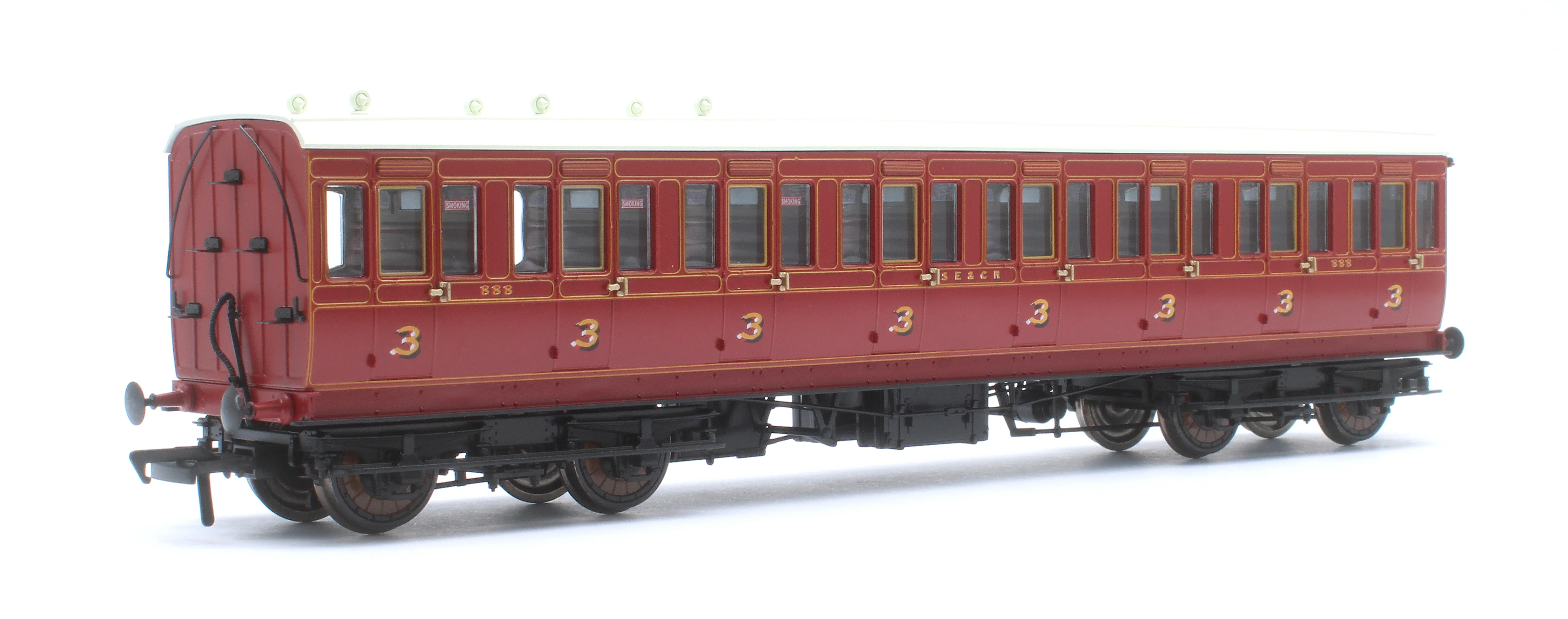 978003 48' SECR ‘Evolution’ Bogie Coach Non-Corridor Third No.888 - Image 4