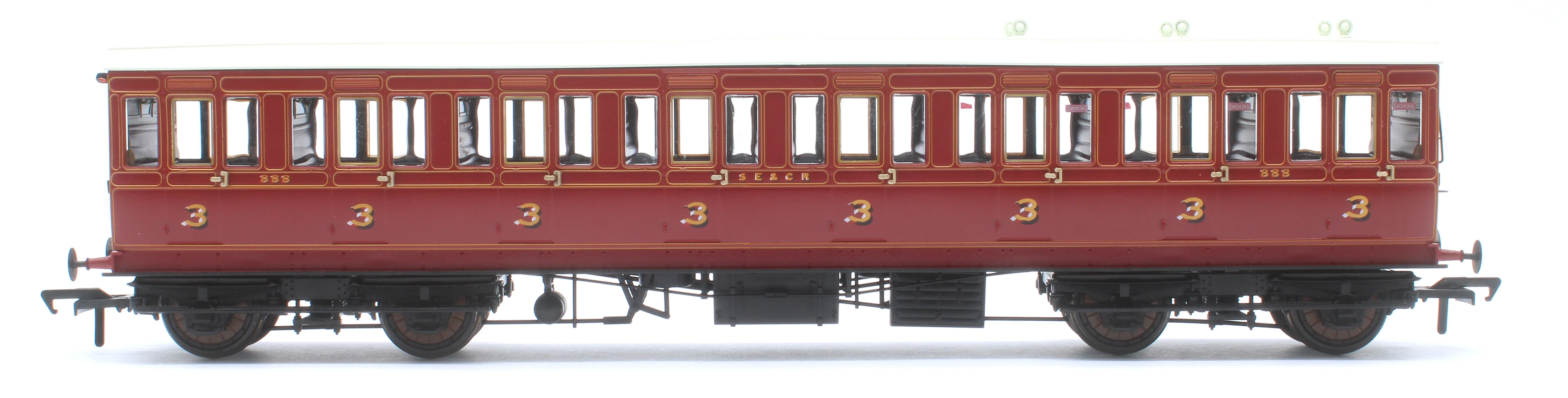 978003 48' SECR ‘Evolution’ Bogie Coach Non-Corridor Third No.888 - Image 5