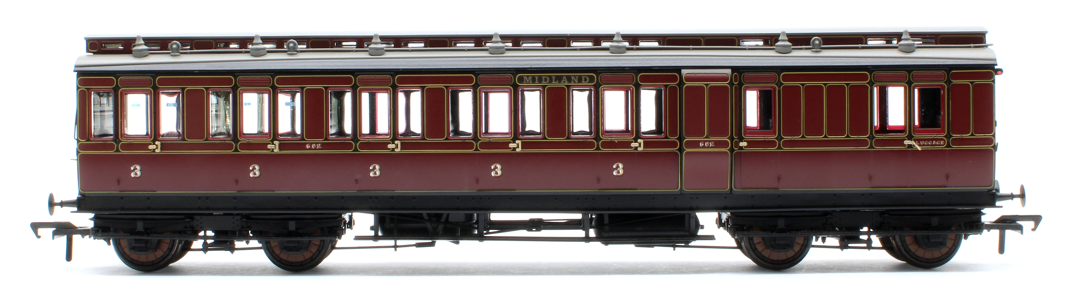 978006 48' Midland Railway ‘Evolution’ Bogie Coach Non-Corridor Brake Third No.682 - Image 4