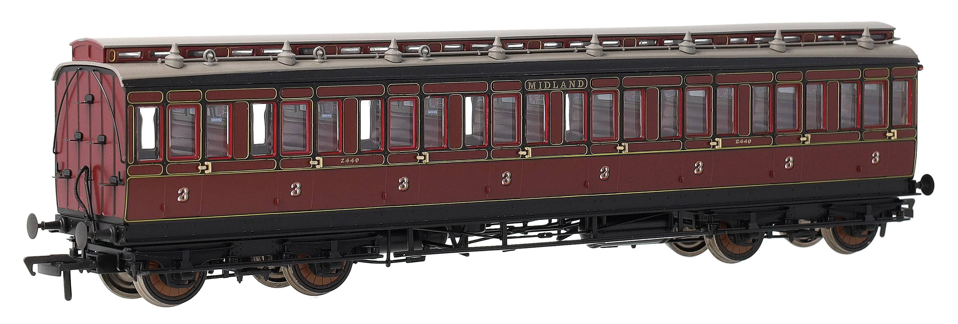 978007 48' Midland Railway âEvolutionâ Bogie Coach Non-Corridor Third No.2440
