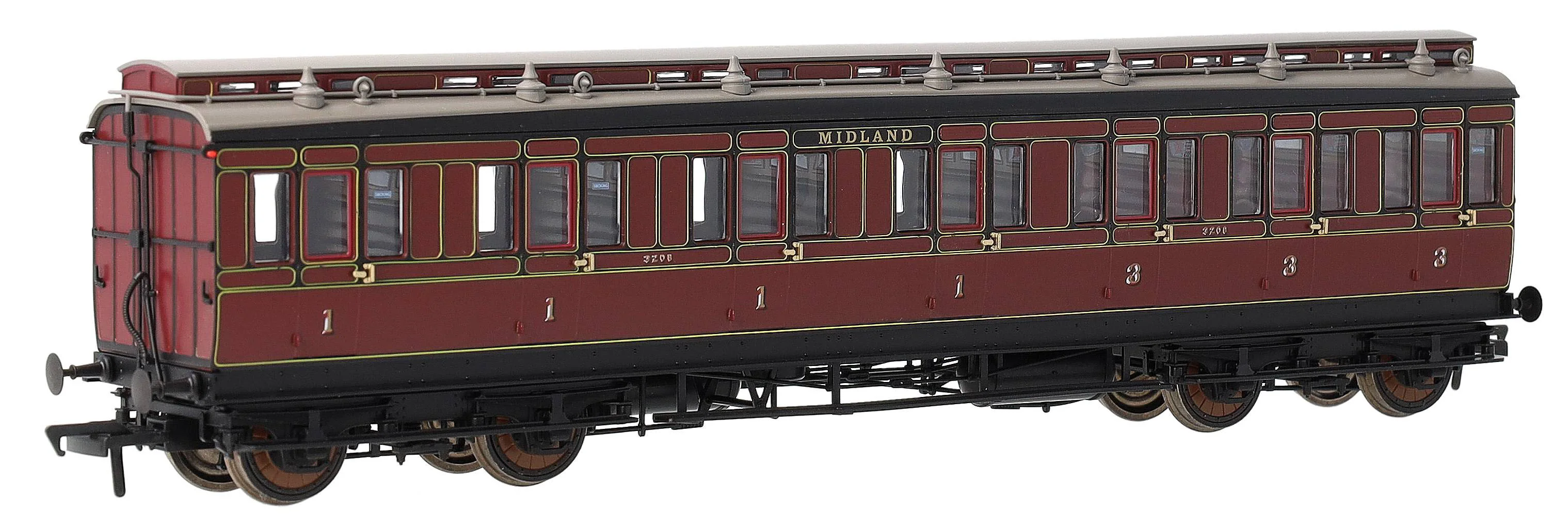 978008 48' Midland Railway ‘Evolution’ Bogie Coach Non-Corridor Composite No.3208