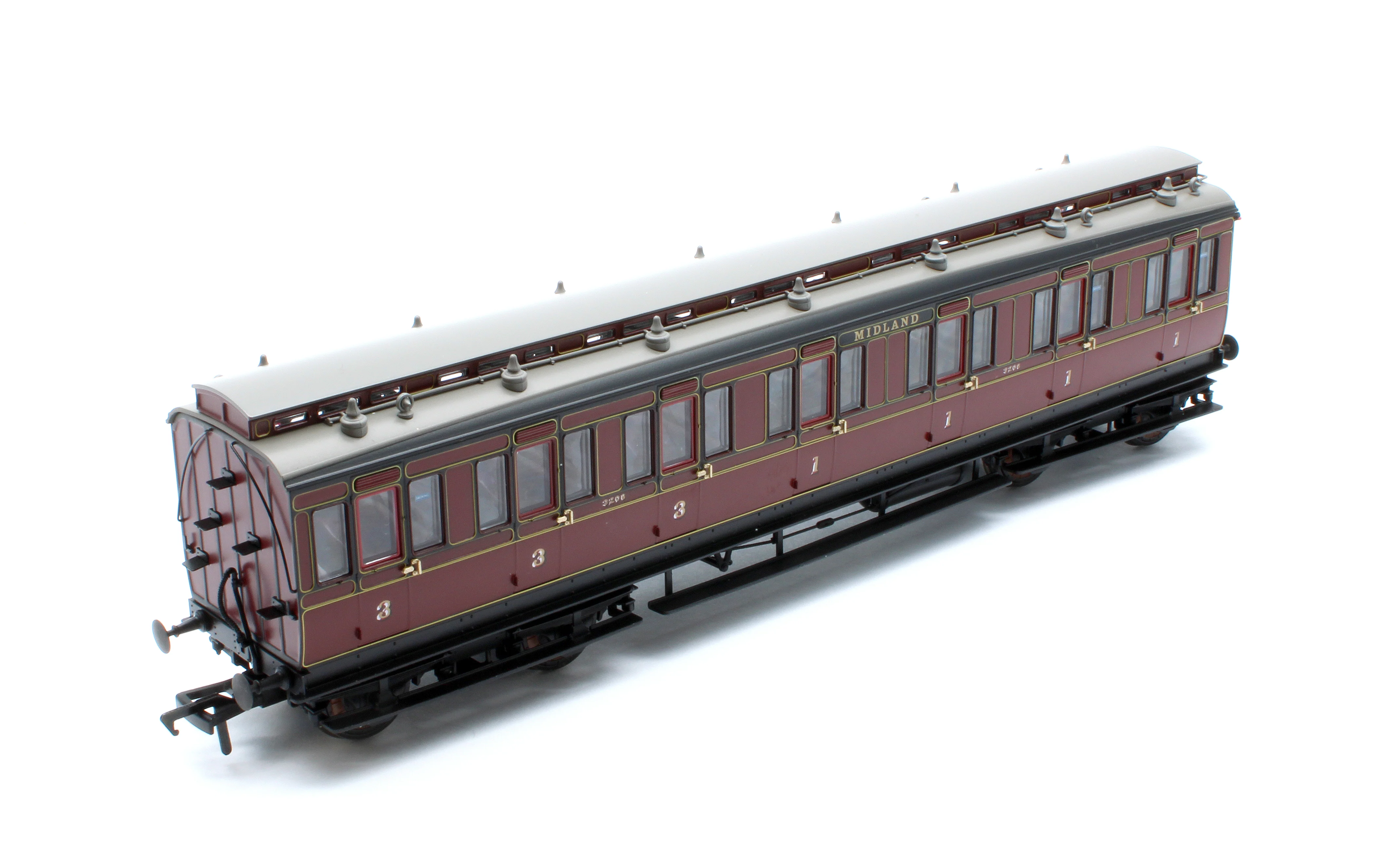 978008 48' Midland Railway ‘Evolution’ Bogie Coach Non-Corridor Composite No.3208 - Image 5