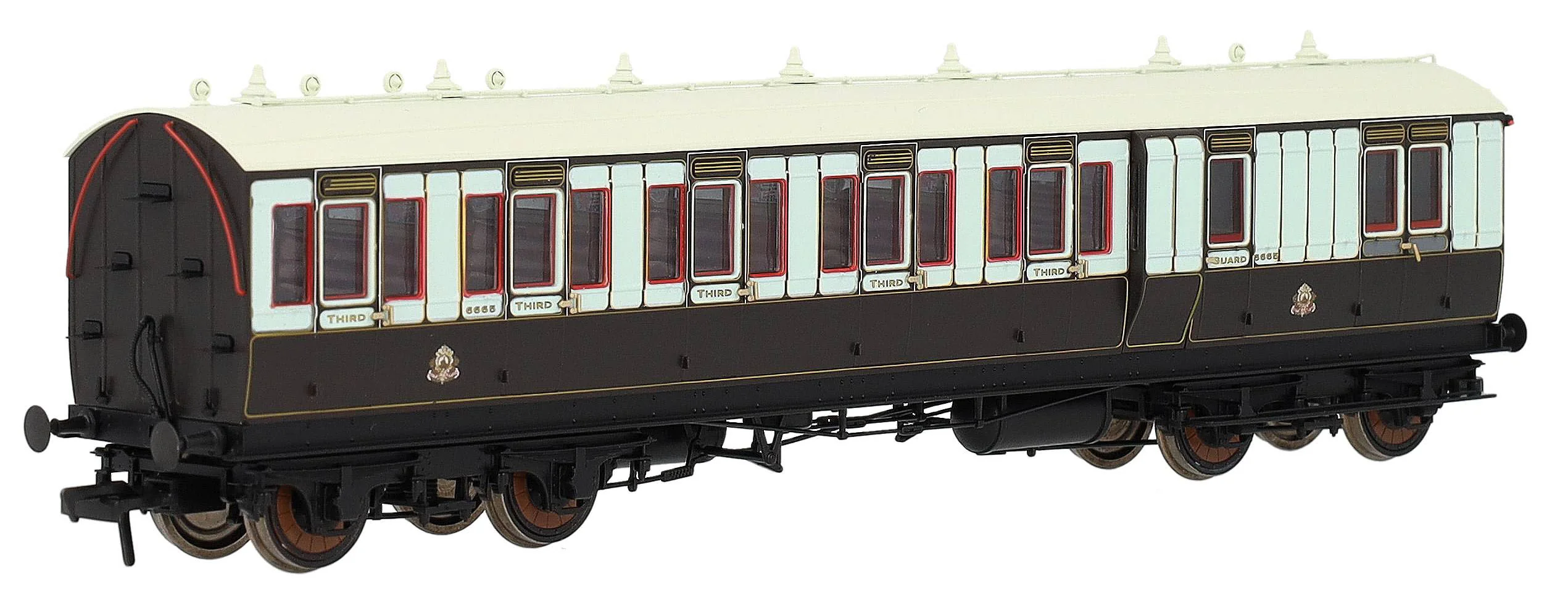978010 48' LNWR ‘Evolution’ Bogie Coach Non-Corridor Brake Third No.6665