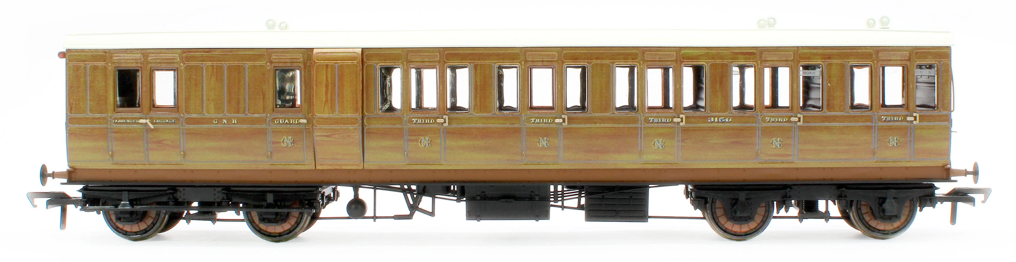 978021 48' GNR âEvolutionâ Bogie Coach Non-Corridor Carriage No.3156, No.3067 & No.3923 3-Pack - Image 4