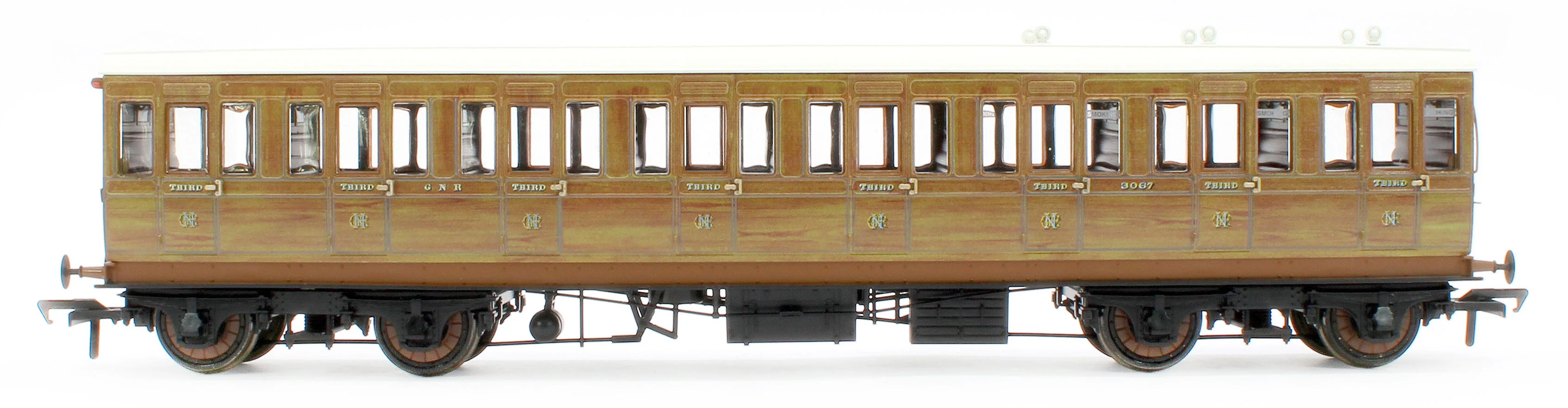 978021 48' GNR âEvolutionâ Bogie Coach Non-Corridor Carriage No.3156, No.3067 & No.3923 3-Pack - Image 7