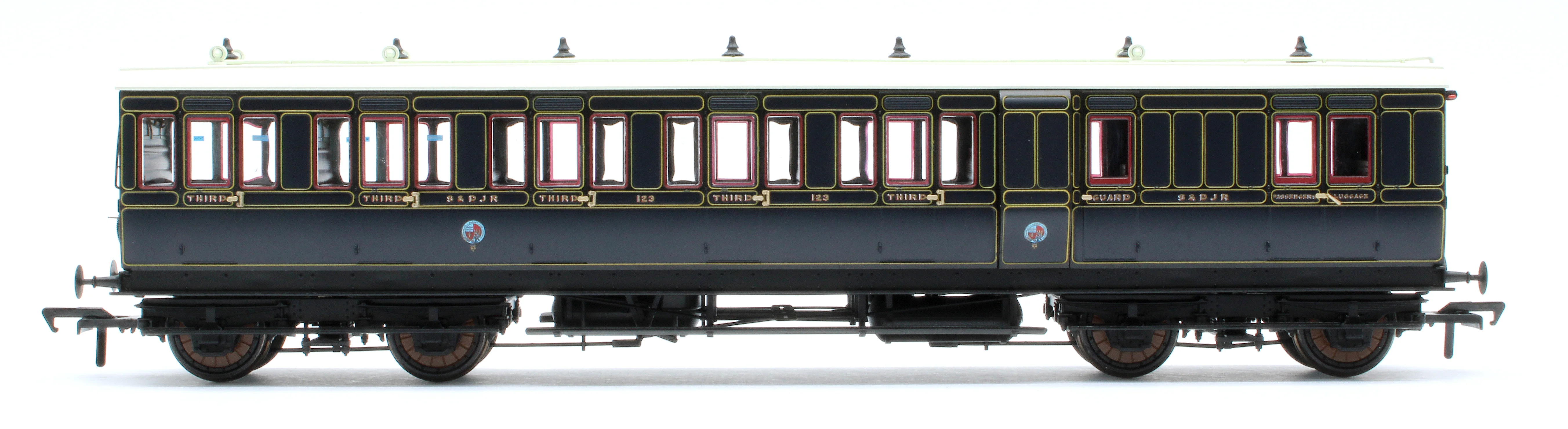 978026 48' SDJR âEvolutionâ Bogie Coach Non-Corridor Brake Third No.123 - Image 2