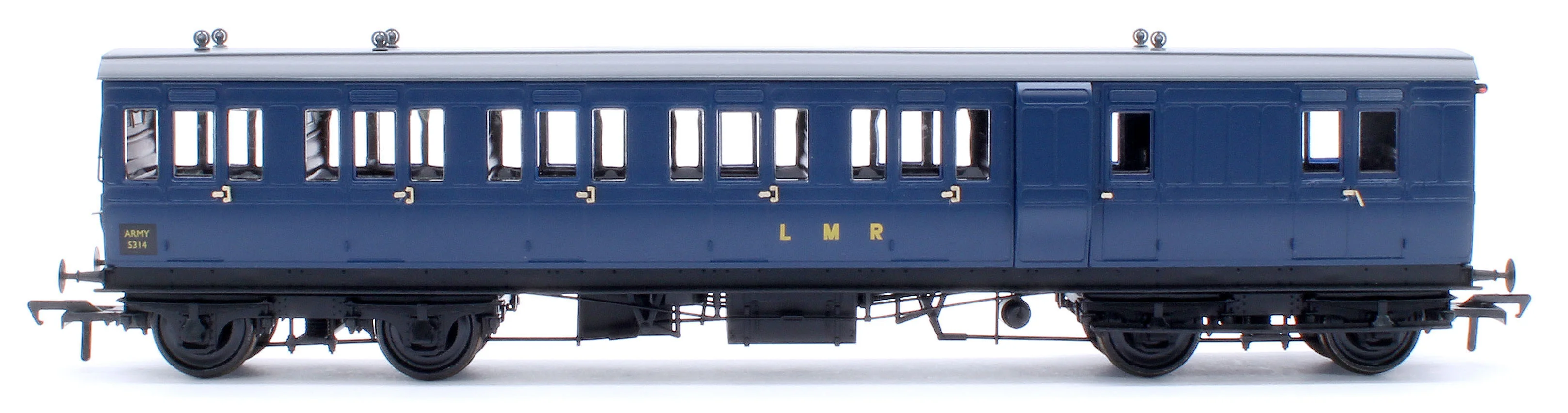 978033 48' LMR ‘Evolution’ Bogie Coach Non-Corridor Carriage No.5314, No.5315 & No.5316 3-Pack - Image 4