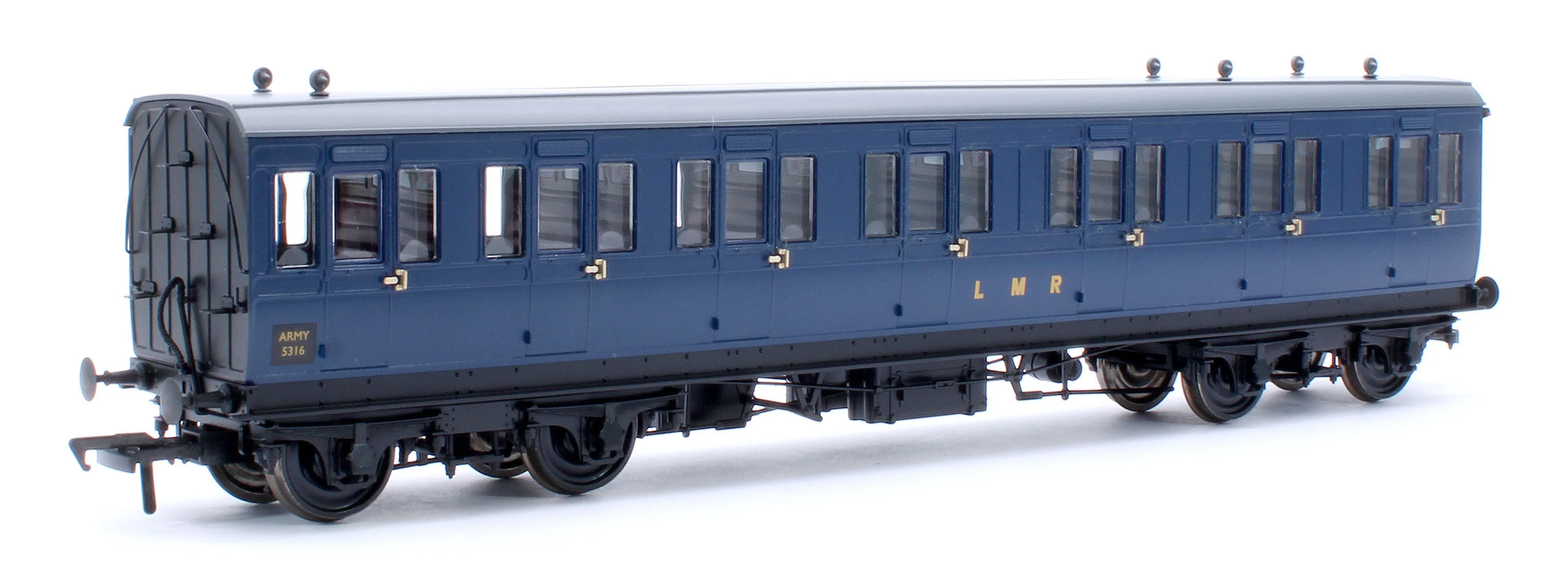 978033 48' LMR ‘Evolution’ Bogie Coach Non-Corridor Carriage No.5314, No.5315 & No.5316 3-Pack - Image 9