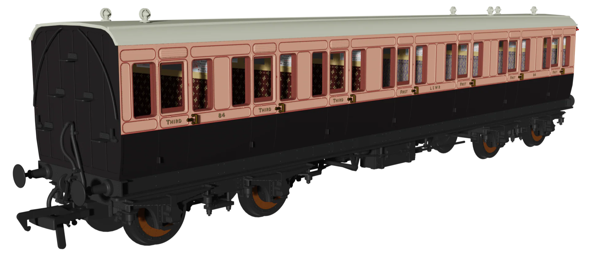 978104 ‘Evolution’ 48’ London and South Western Railway Salmon and Brown Composite No.84