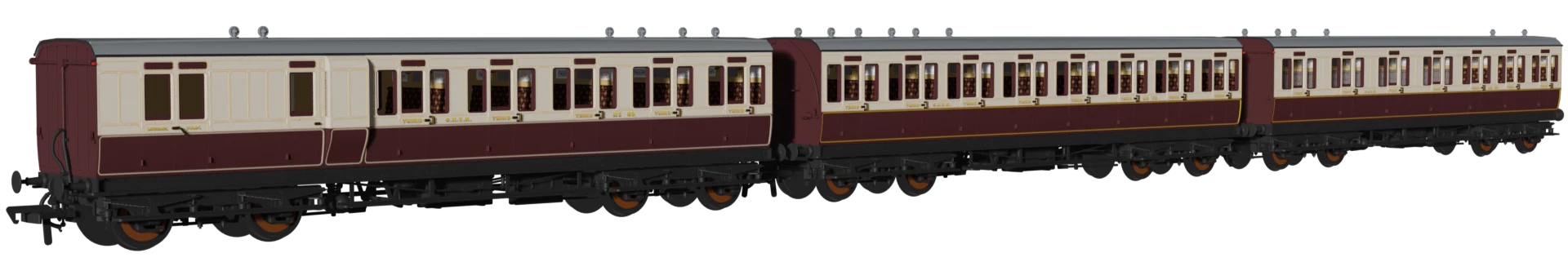 978207 Evolution' 48' GNoSR Non-Corridor Carriage No.69, 112 & 60 Triple Pack - Image 2