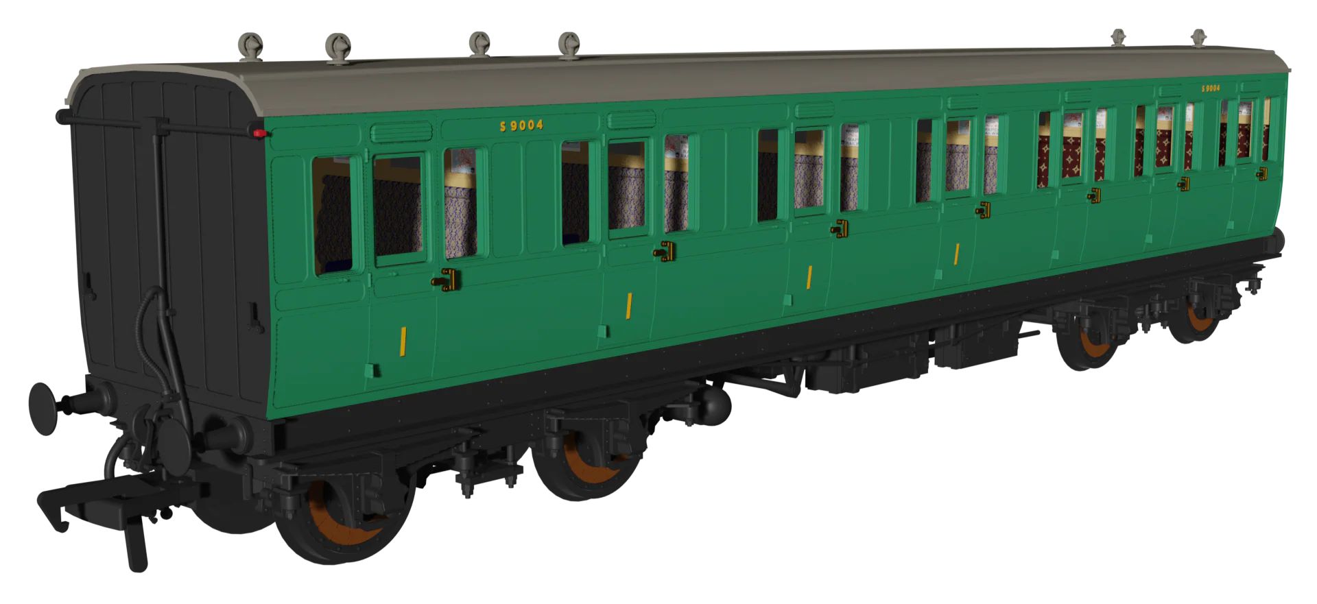 978231 Evolution' 48' BR Malachite Non-Corridor Carriage No.S8459, S7963 & S9004 Triple Pack - Image 5