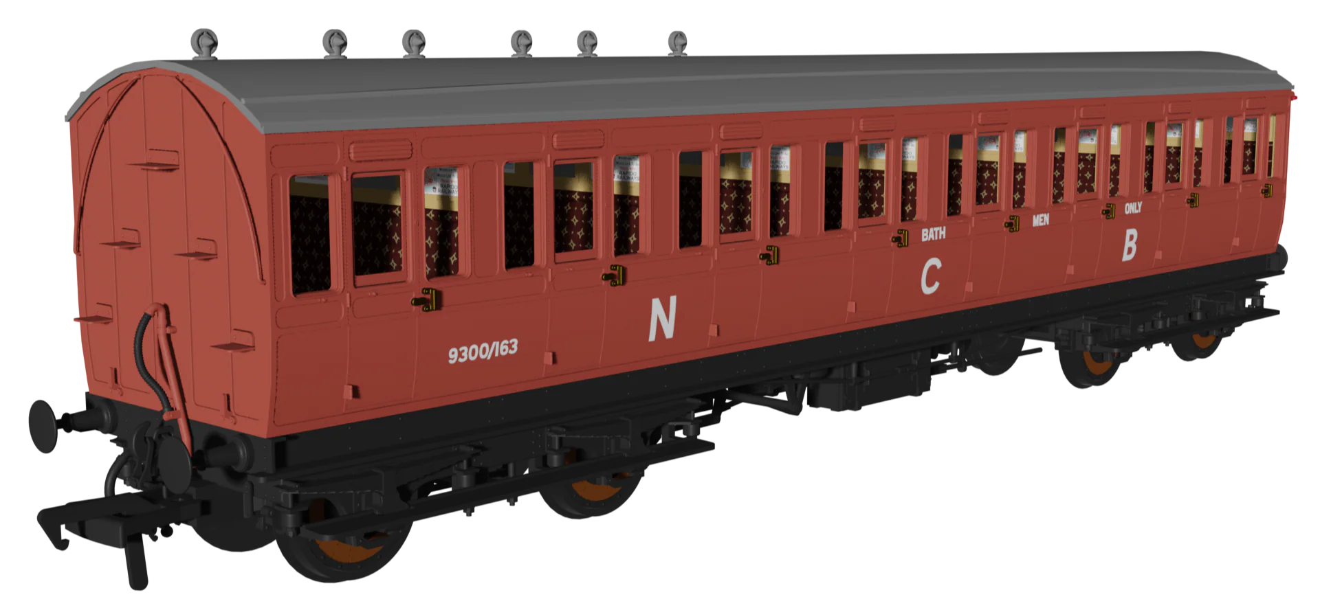978237 Evolution' 48' NCB Non-Corridor Carriage No.9300/159, 9300/163 & 9300/151 Triple Pack - Image 4