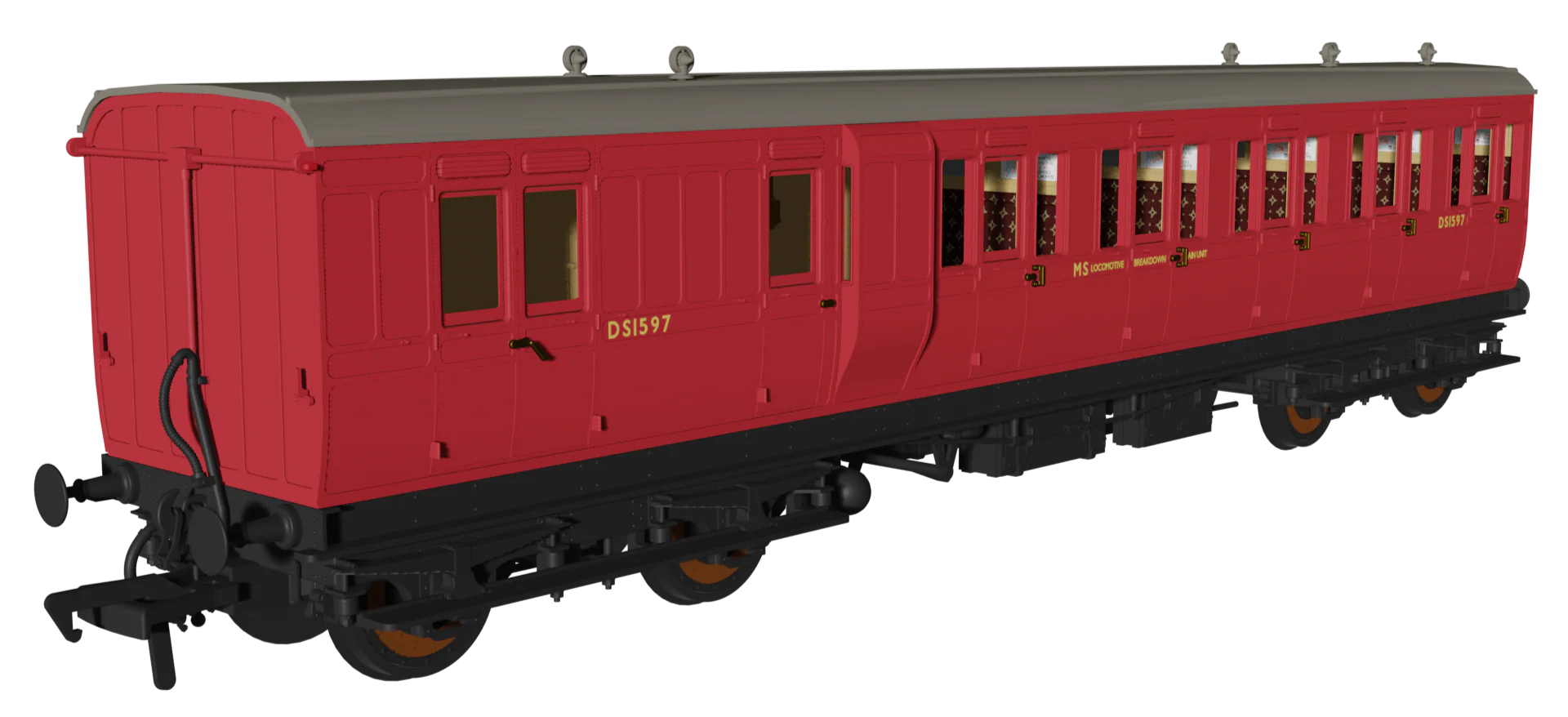 978241 Evolution' 48' BR Engineers Non-Corridor Third No.DS1597