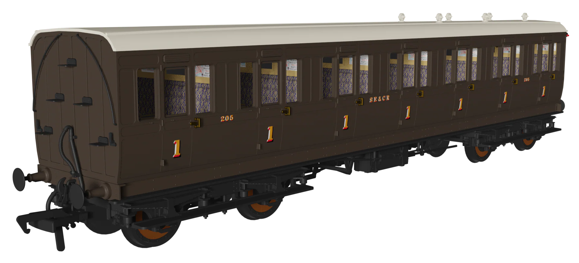 978912 Evolution' 48' SECR Wellington Brown Non-Corridor First No.205
