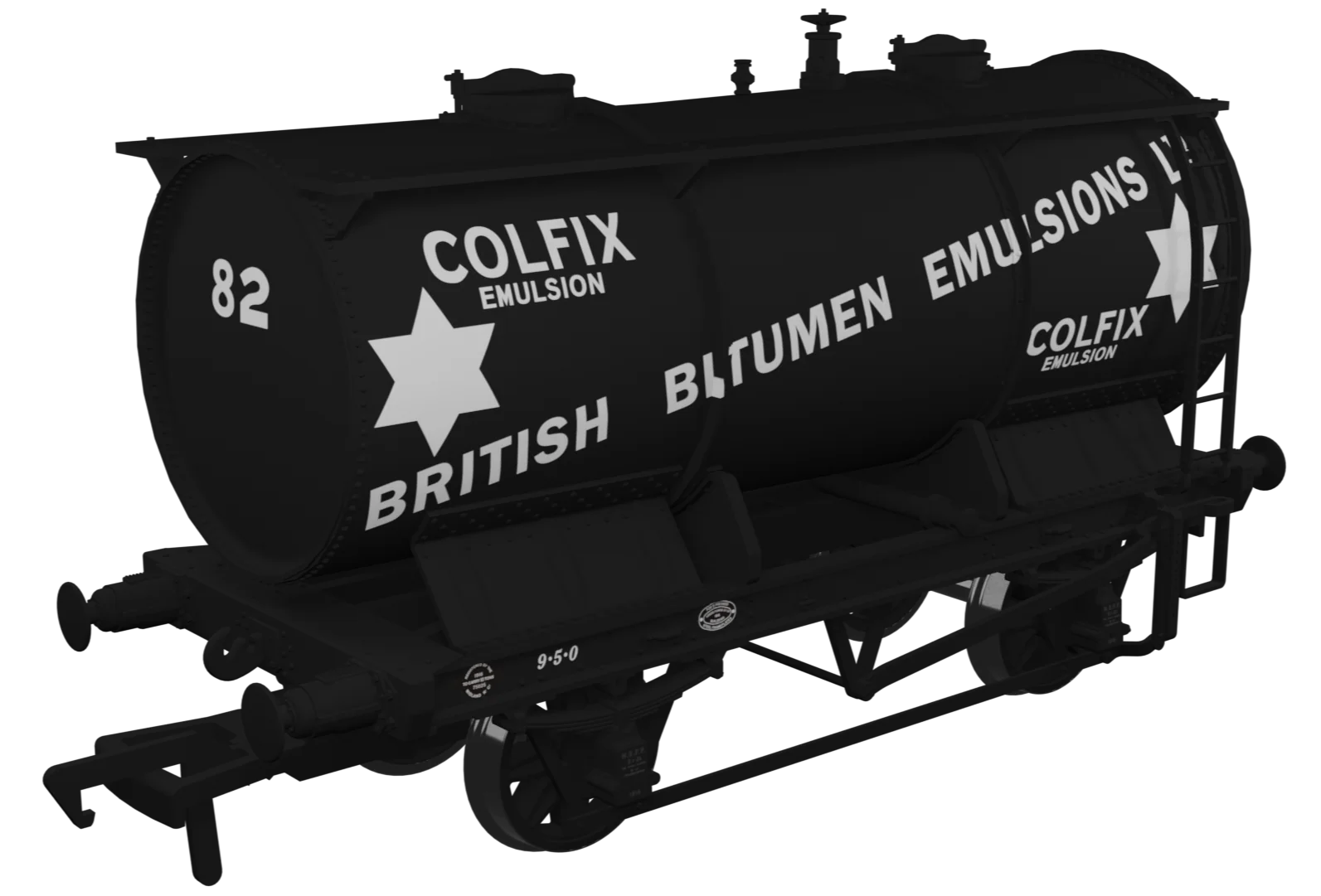 981006 Chemical Tank Wagon - British Bitumen Emulsions 'Colfix' No.82