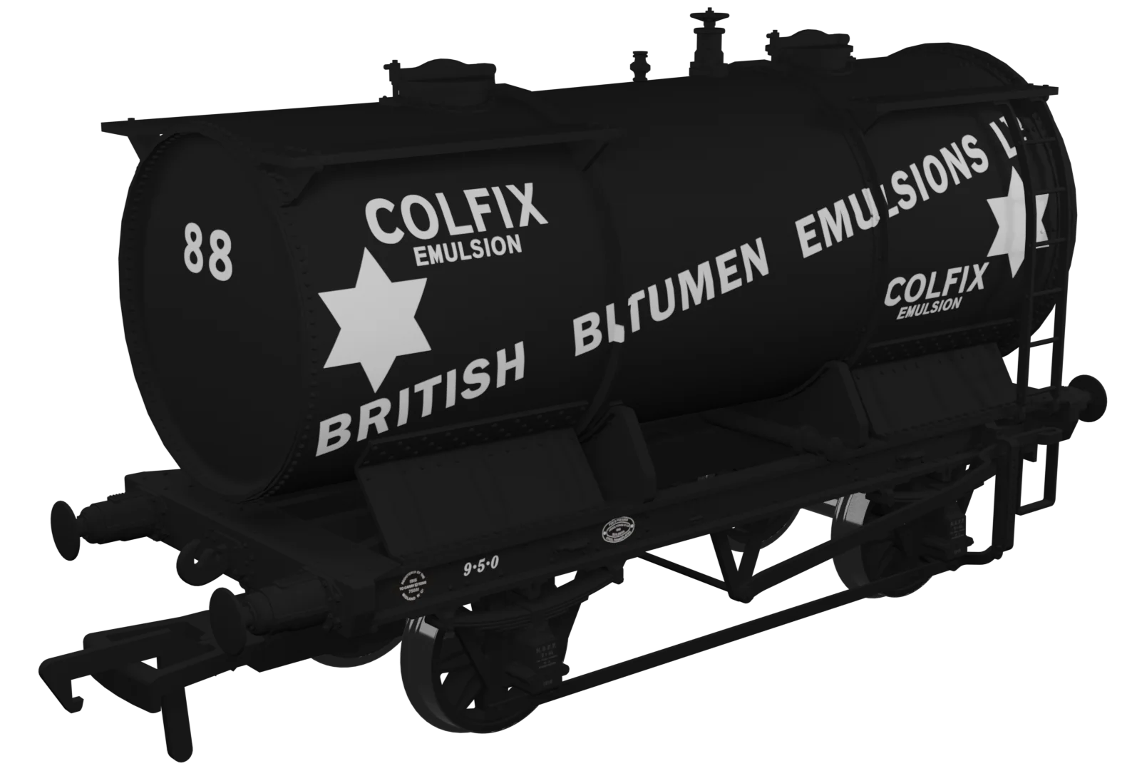 981007 Chemical Tank Wagon - British Bitumen Emulsions 'Colfix' No.88