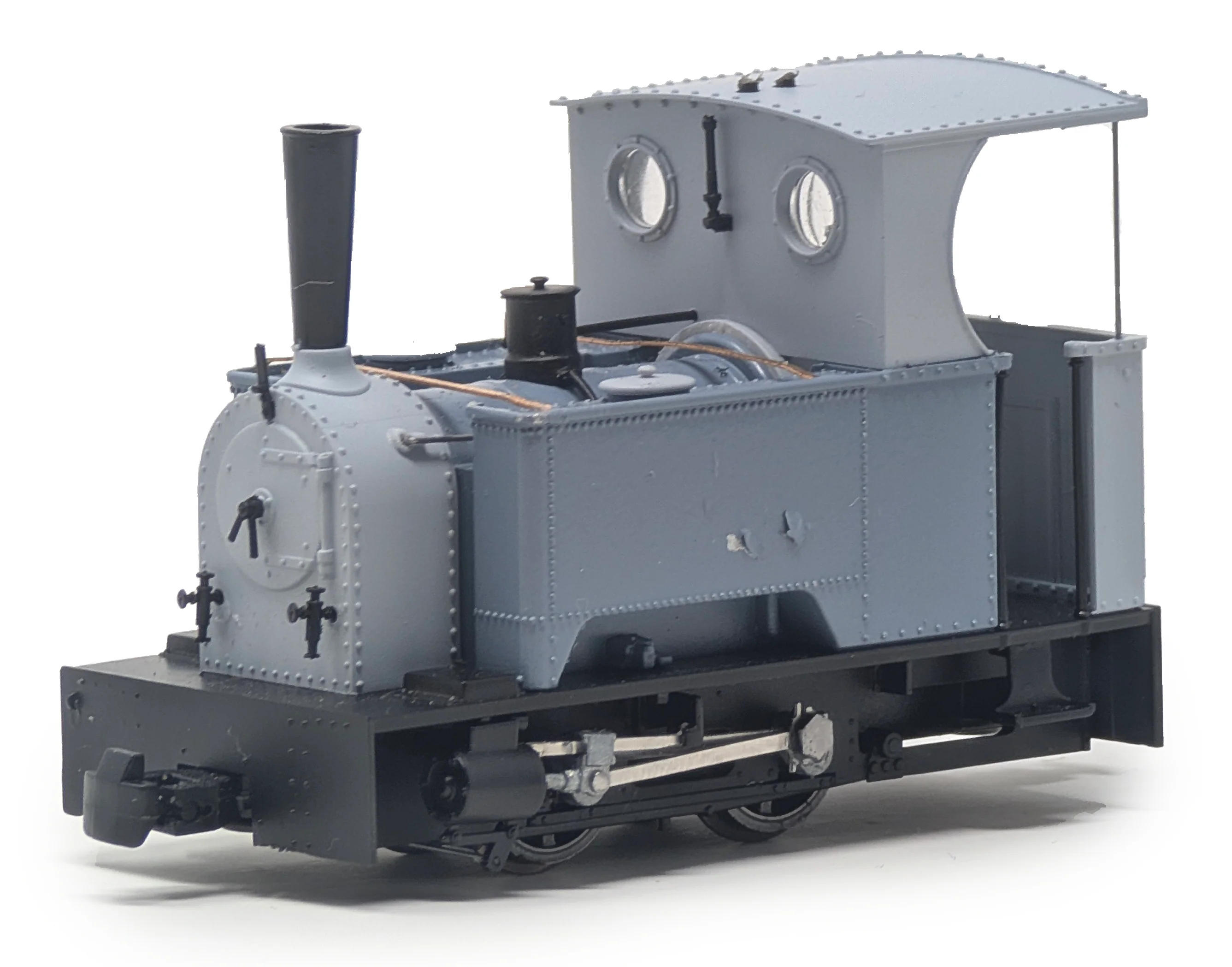 986202 Sirdar Class 0-4-0 Kerr, Stuart & Co. Short-Tank 'What If' - Lined Dark Blue Steam Locomotive - Image 3