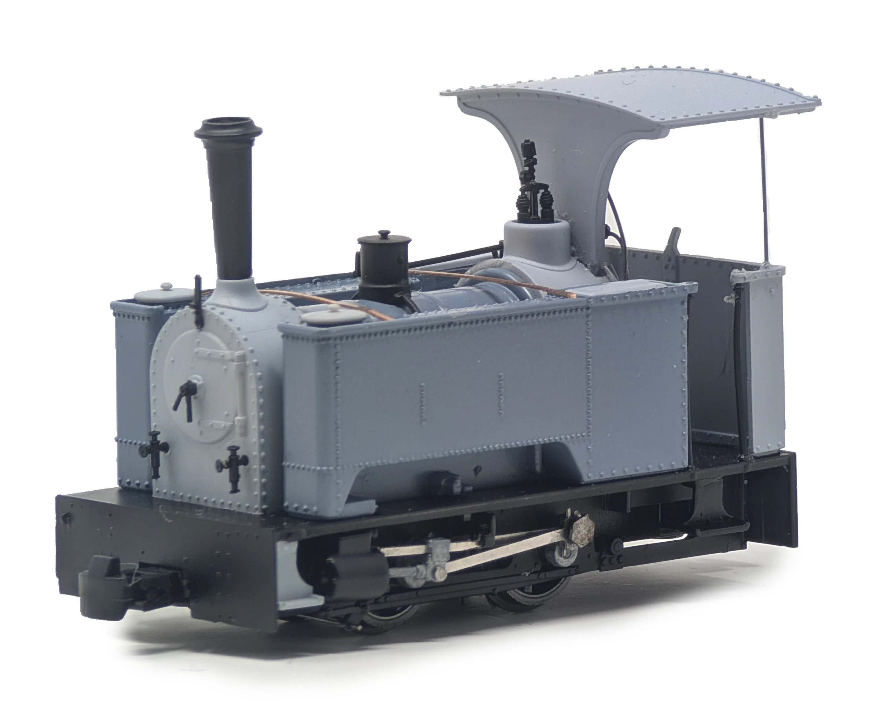 986503 Sirdar Class 0-4-0 Kerr, Stuart & Co. Long-Tank Lined Black Steam Locomotive - DCC Fitted - Image 3