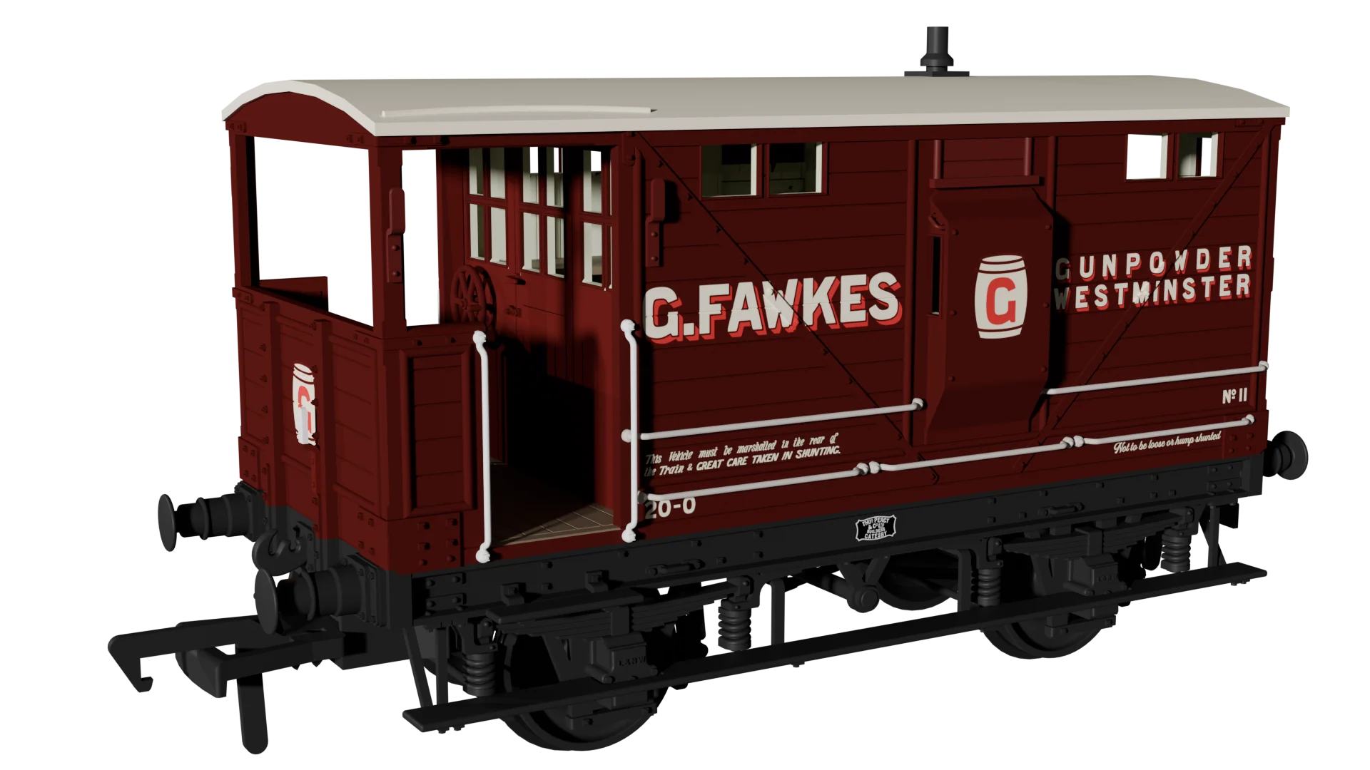 987016 LNWR D17b Brake - G. Fawkes No.11