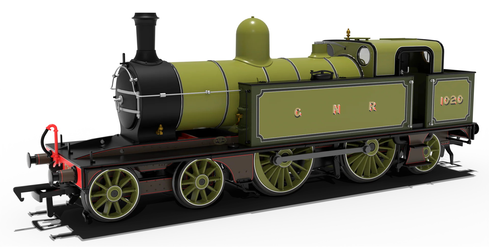 989001 GNR C2 Tank No.1020 GNR Lined Green Steam Locomotive