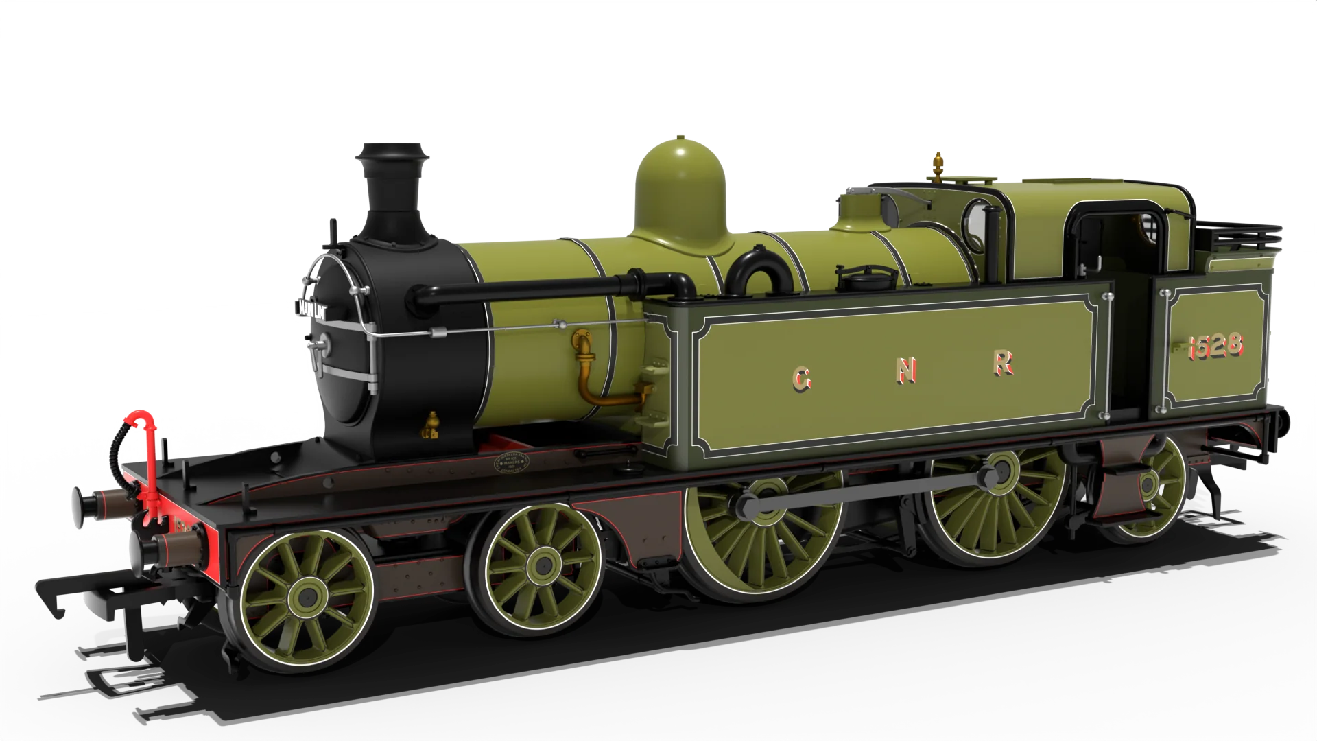 989002 GNR C2 Tank No.1528 GNR Lined Green Steam Locomotive